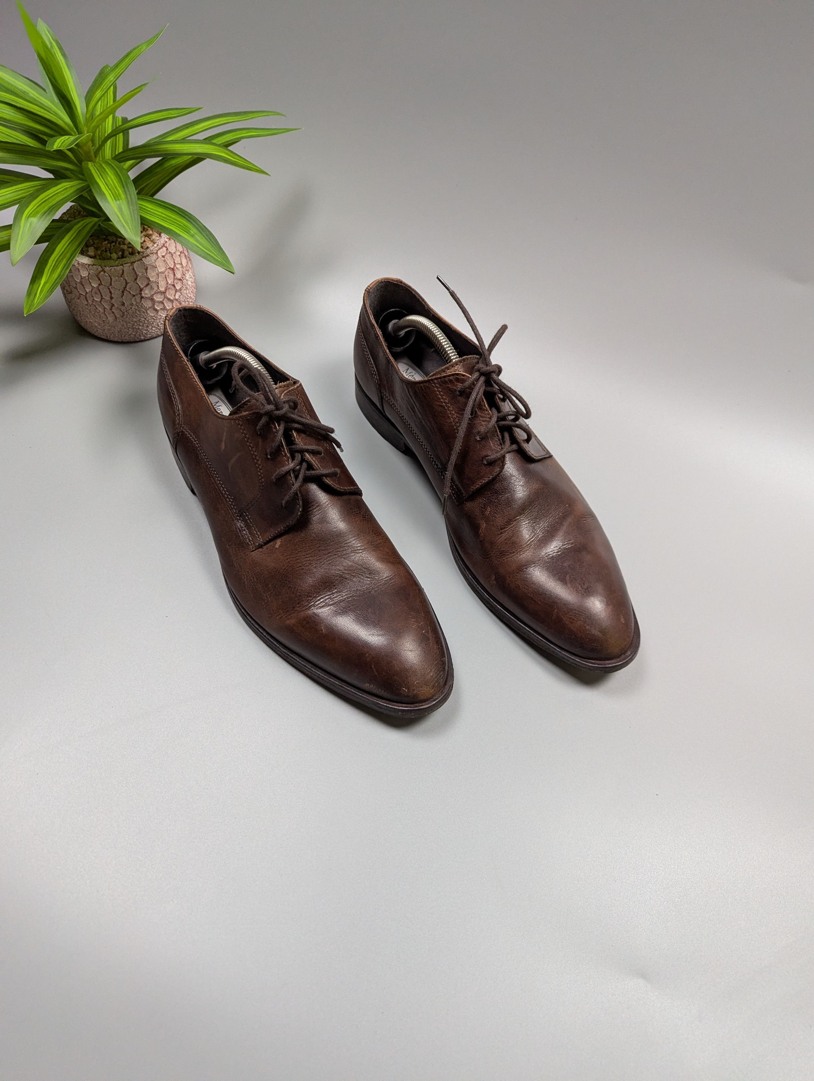 Mercedes-Benz Rare Vintage Mercedes-Benz Oxford Dress Shoes EU 43 Size US 9.5 / EU 42-43 - 2 Thumbnail