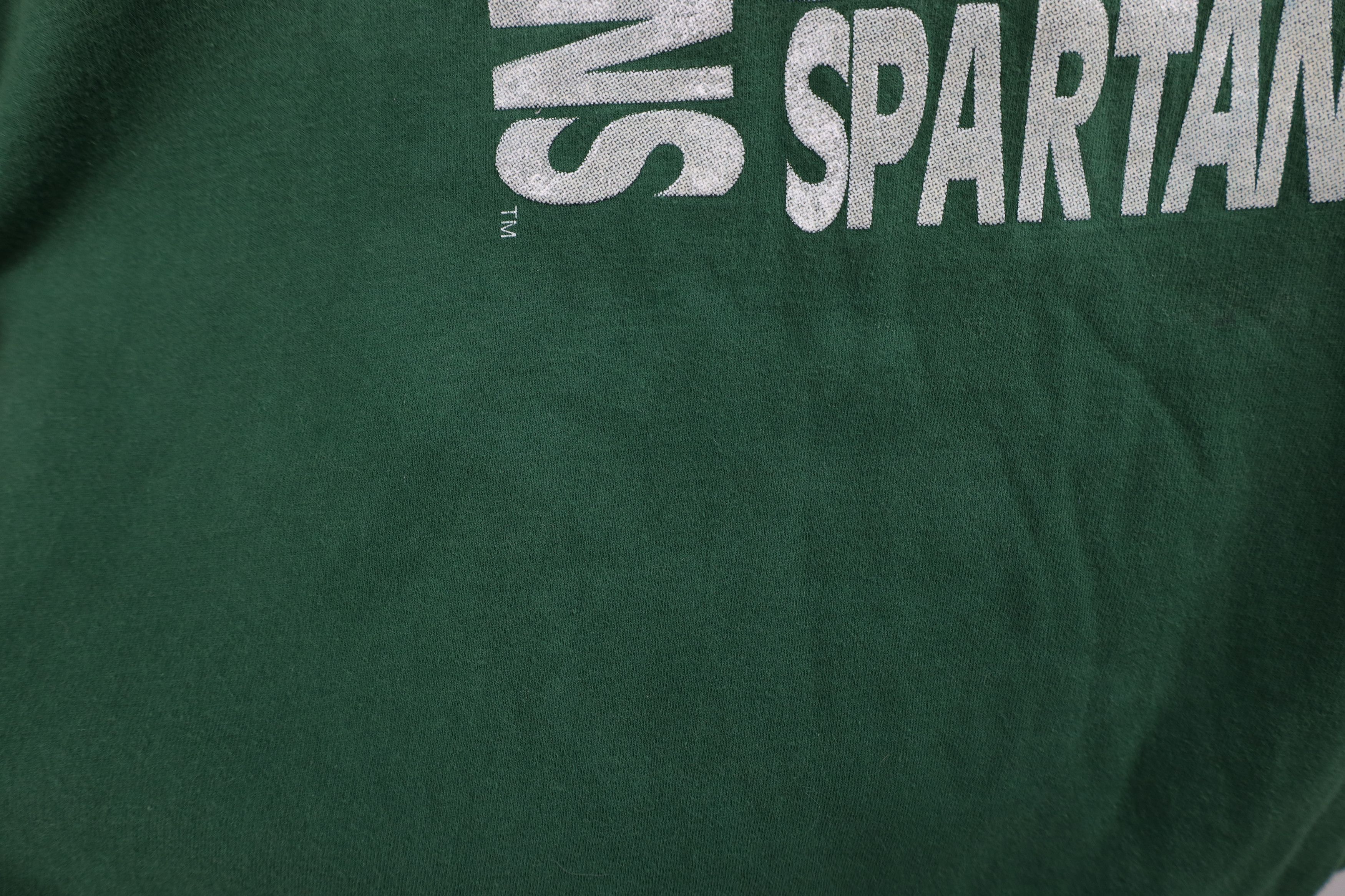 Starter Vintage 90s Starter Michigan State University Baggy T-Shirt Size US XL / EU 56 / 4 - 7 Thumbnail