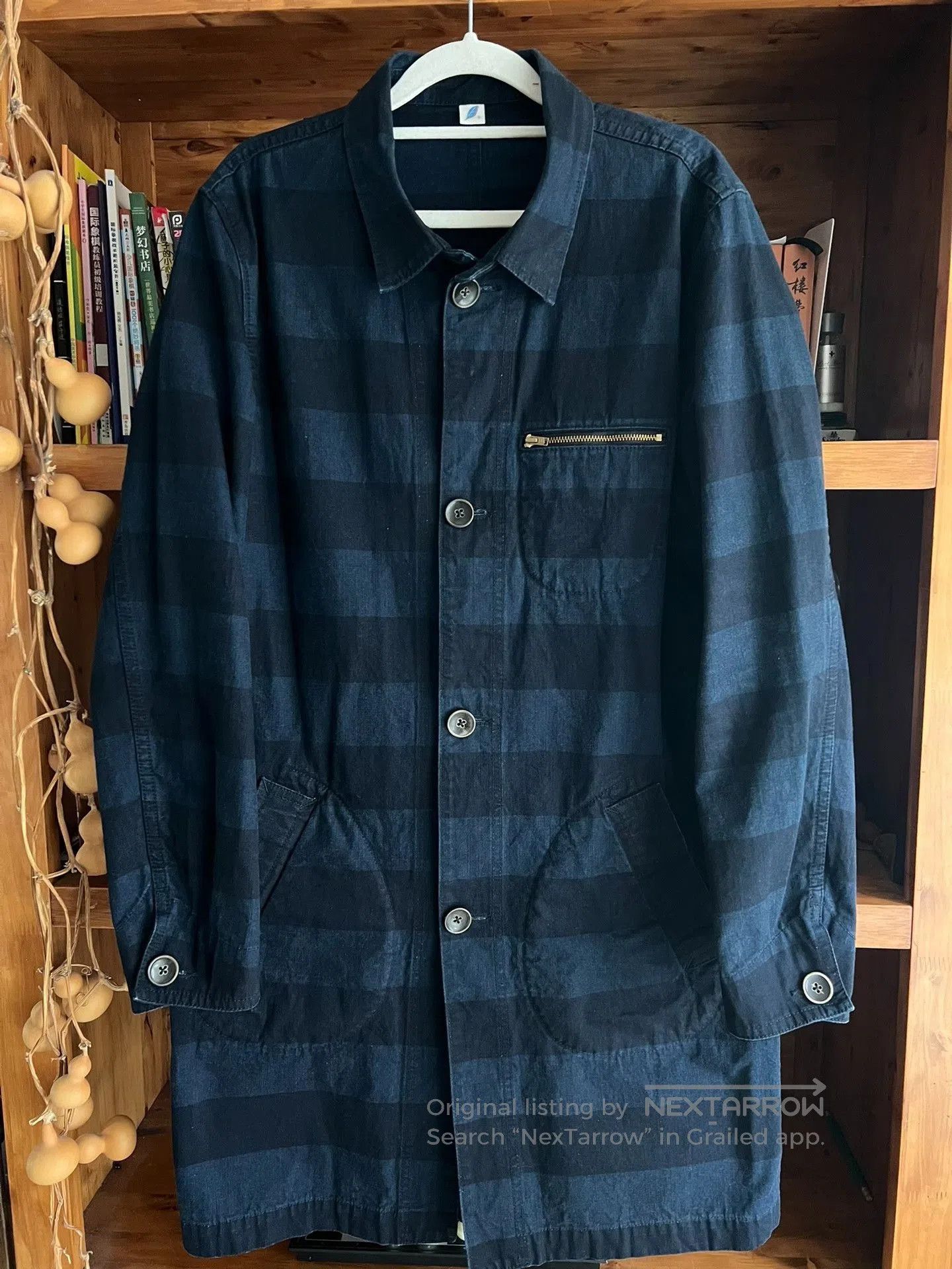 Pure Blue Japan Pure Blue Japan Denim Long Coat. Size US L / EU 52-54 / 3 - 1 Thumbnail