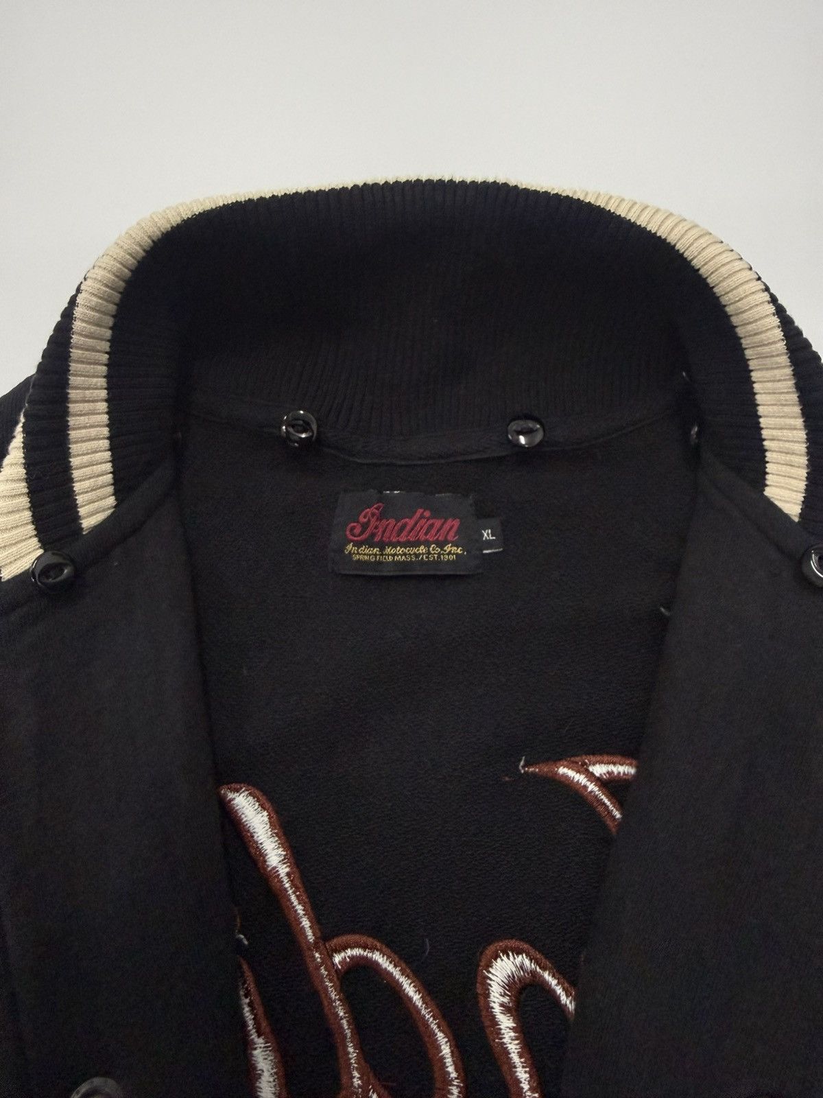 Indian Motorcycle 🔥 Indian Motorcycles Road Master Sweat Varsity Jacket - XL Size US L / EU 52-54 / 3 - 9 Thumbnail