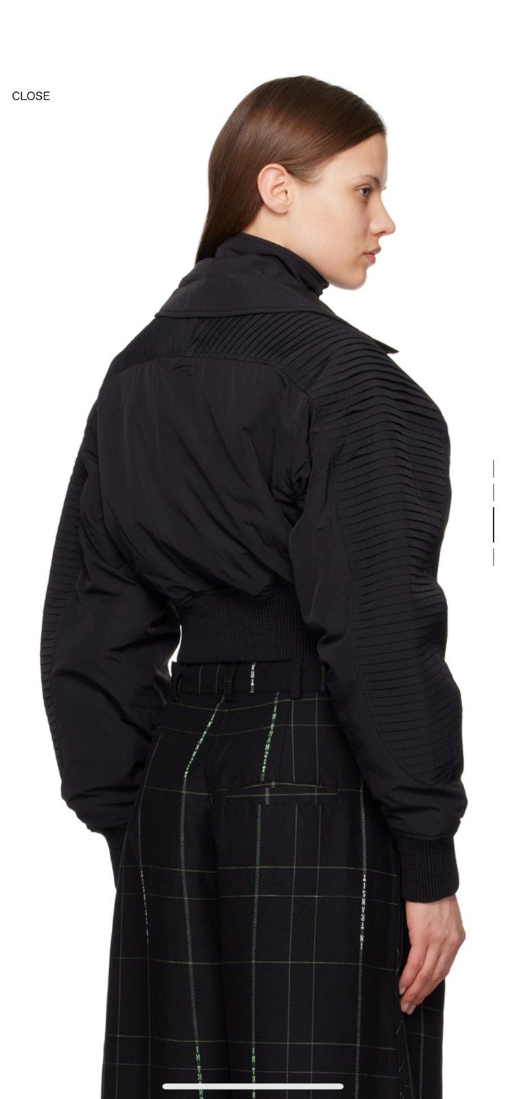 Han Kjobenhavn Hans Kjovenhaven pleated bomber In black Size US M / EU 48-50 / 2 - 7 Thumbnail