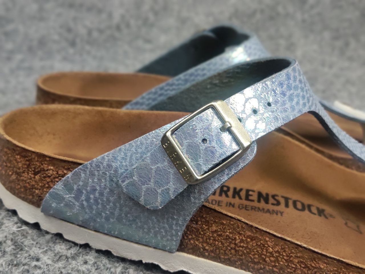 Birkenstock Birkenstock gizeh bf shiny snake Orthopedic slippers sandals Size US 8 / IT 38 - 11 Thumbnail