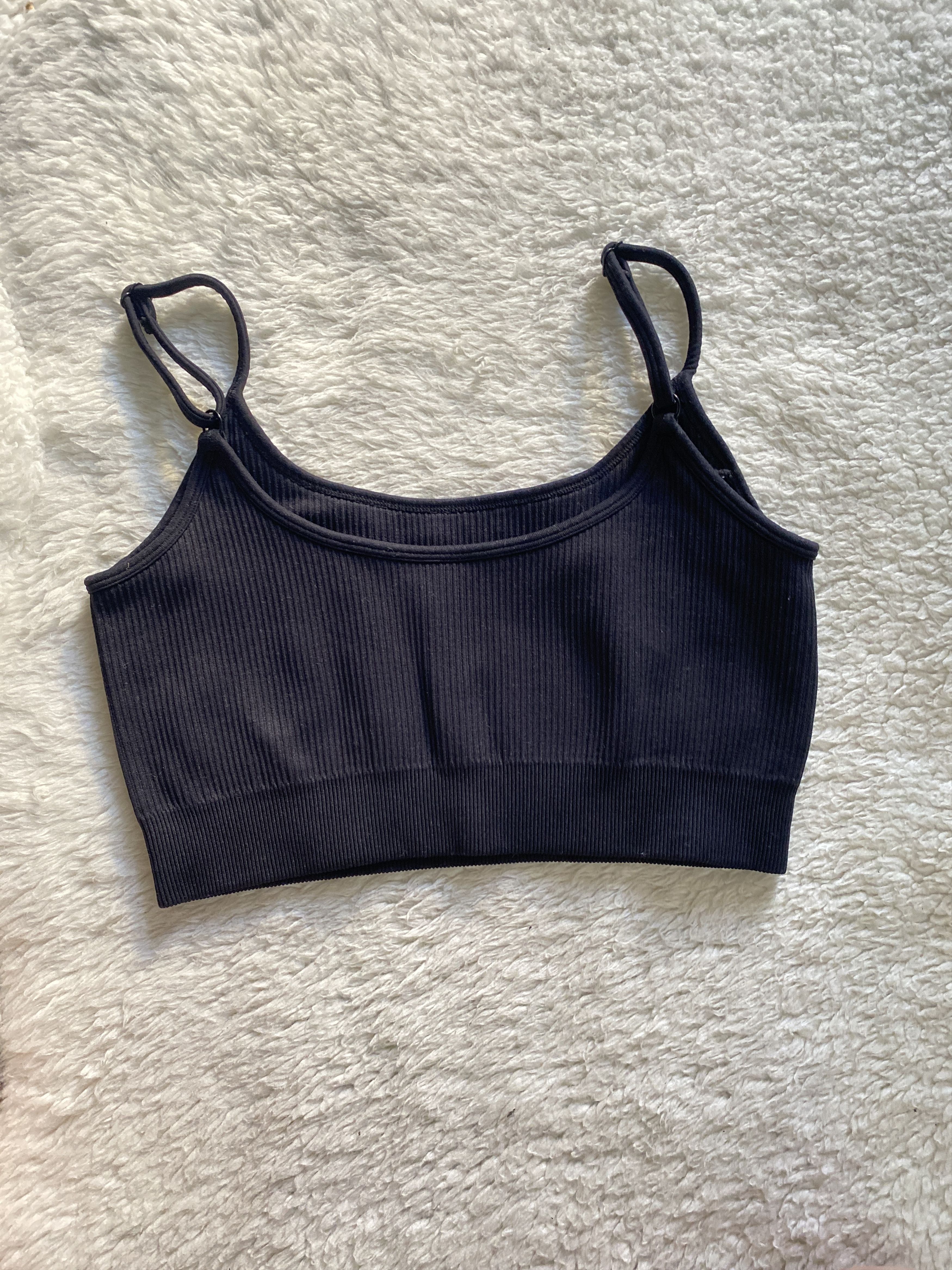 Other OQQ Women’s Ribbed Scoop Neck Sports Bra Size S / US 4 / IT 40 - 8 Thumbnail