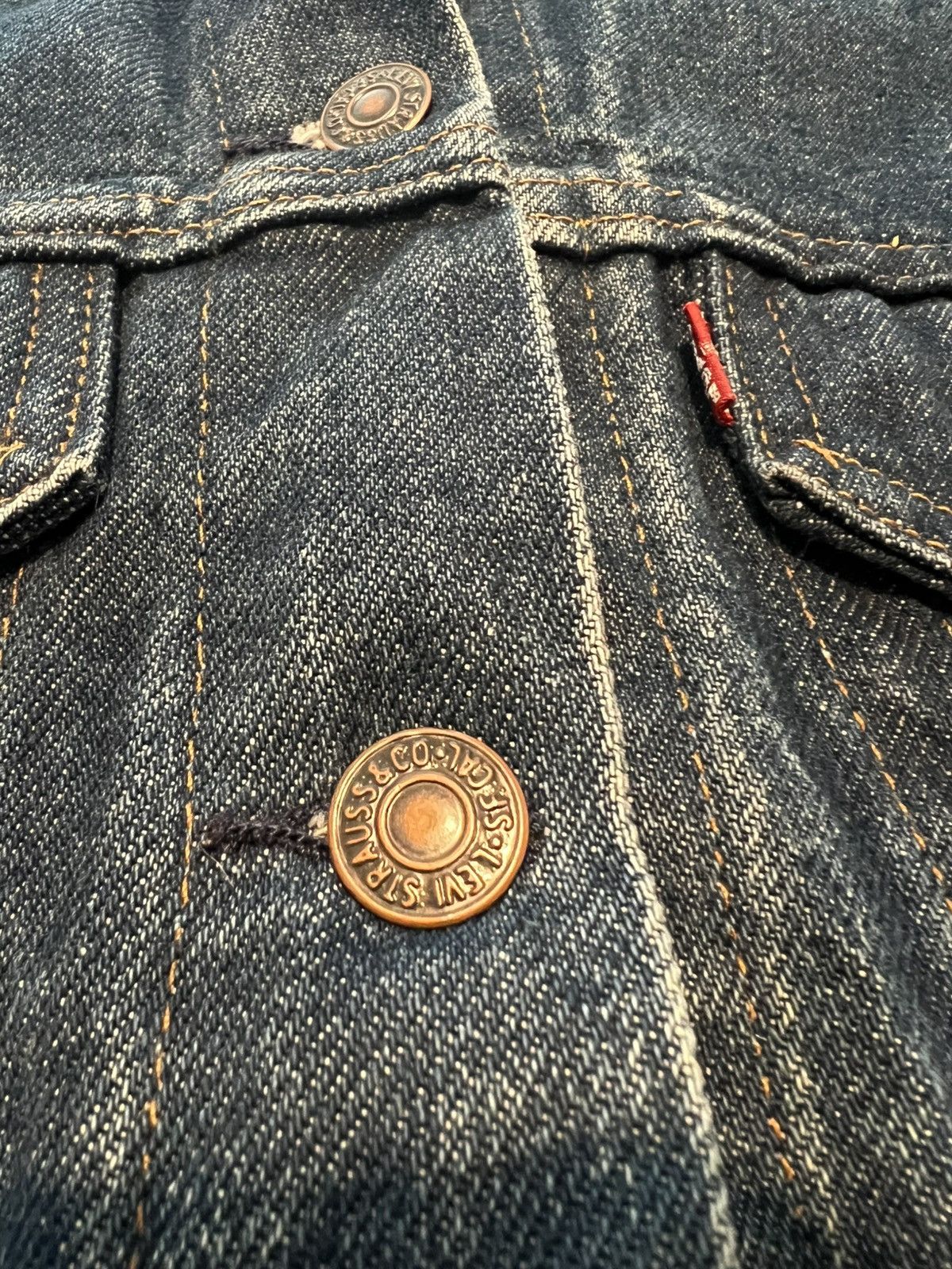 Levi's Vintage Clothing 1980’s Levi Denim Jacket Size US XXS / EU 40 - 4 Thumbnail
