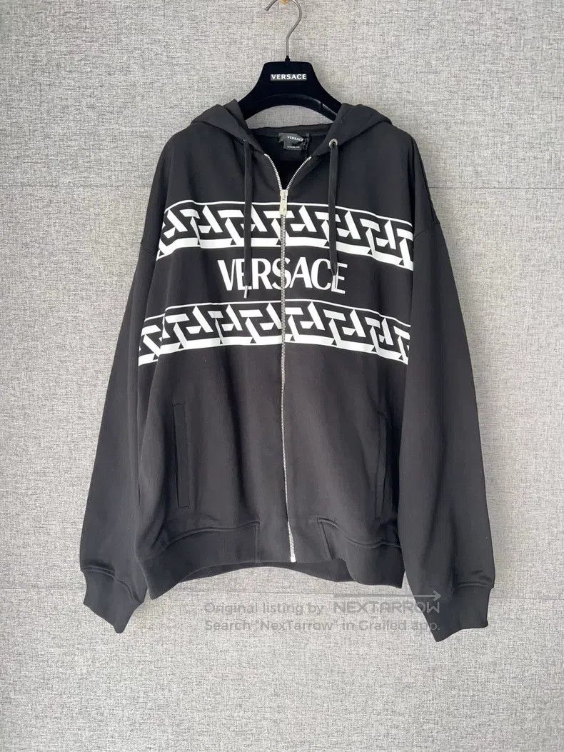 Versace Versace Zippered hooded sweatshirt Size US XL / EU 56 / 4 - 1 Thumbnail