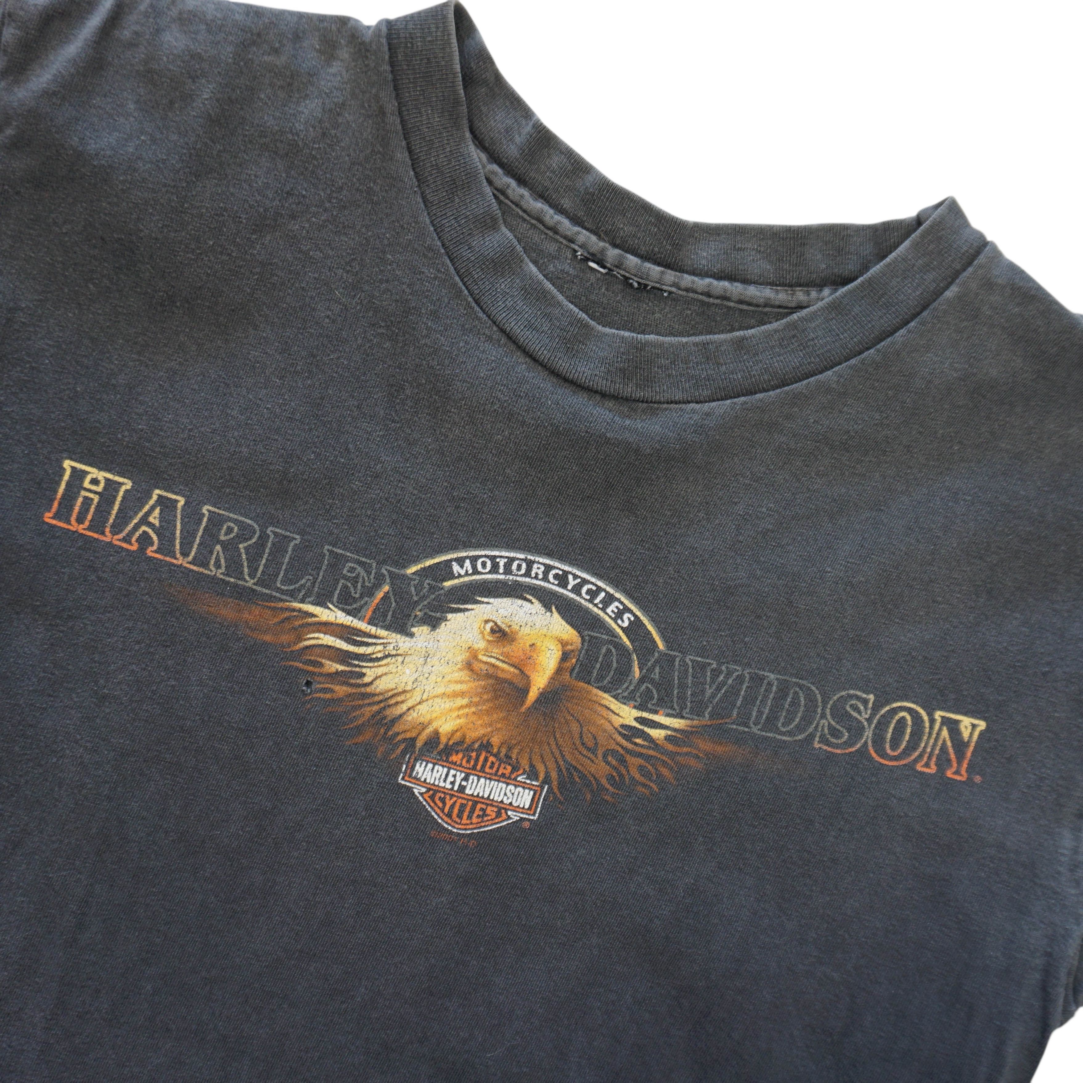Harley Davidson Sunfaded Distressed Graphic Tee Size US S / EU 44-46 / 1 - 3 Thumbnail