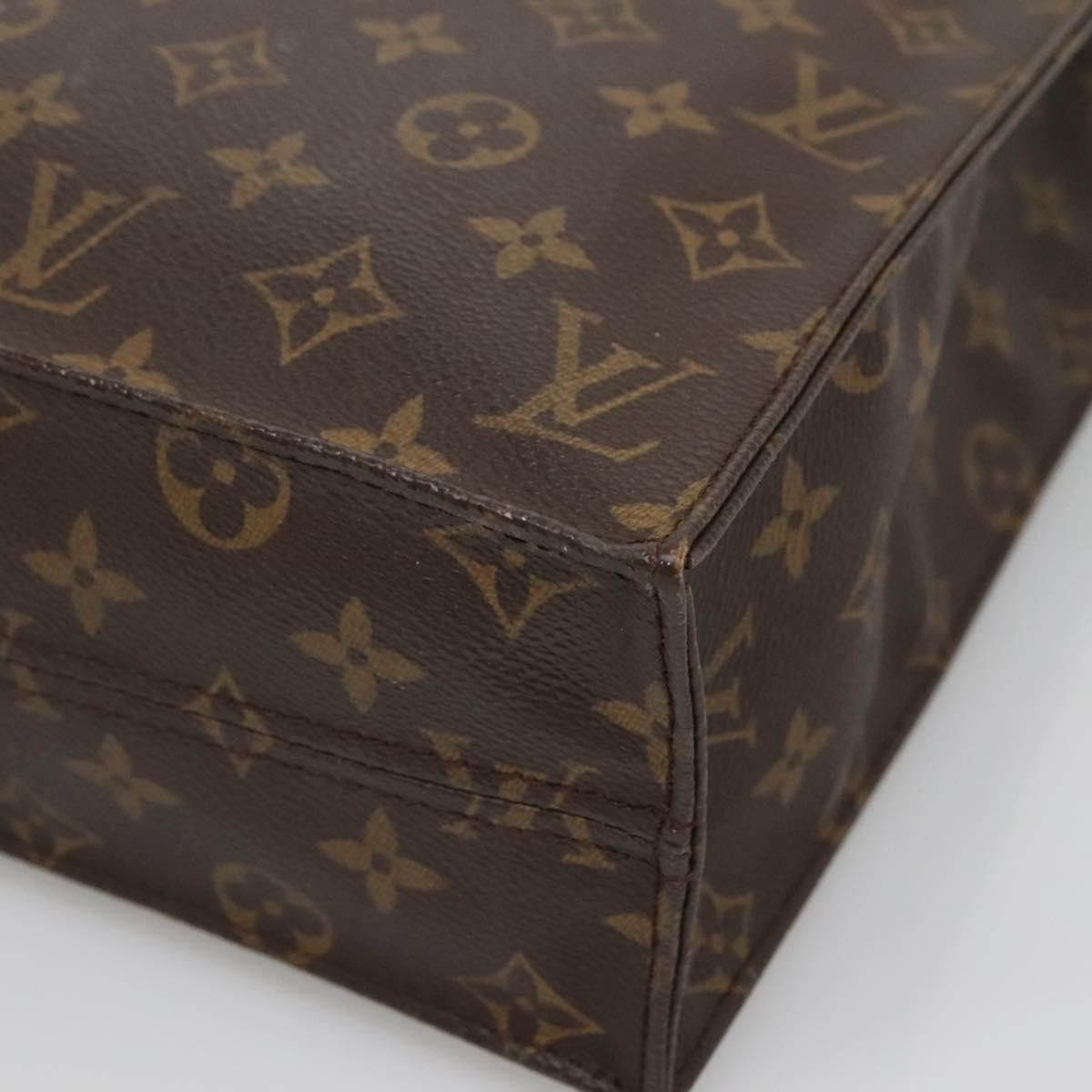 Louis Vuitton LOUIS VUITTON Monogram Sac Plat Hand Bag M51140 Size ONE SIZE - 16 Thumbnail