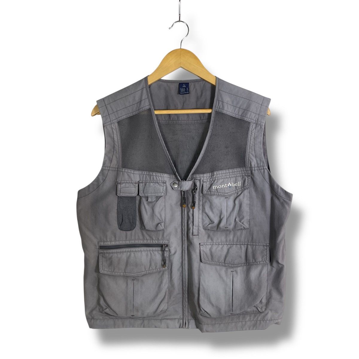 Japanese Brand Multipocket Tactical Zipper Utility Net Vest
