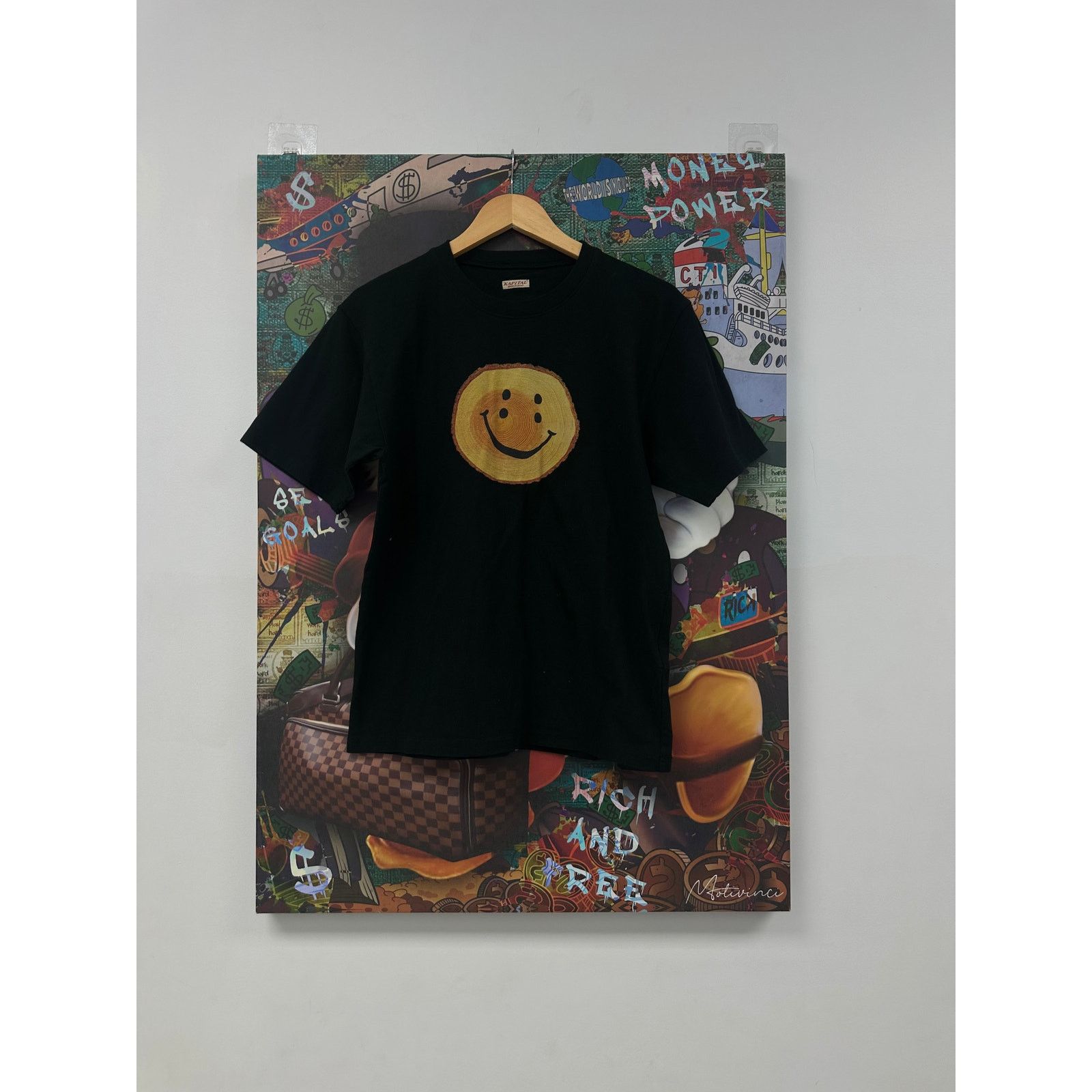 Kapital Kapital Smiley Face Tee New Small With Tags Size US S / EU 44-46 / 1 - 1 Thumbnail