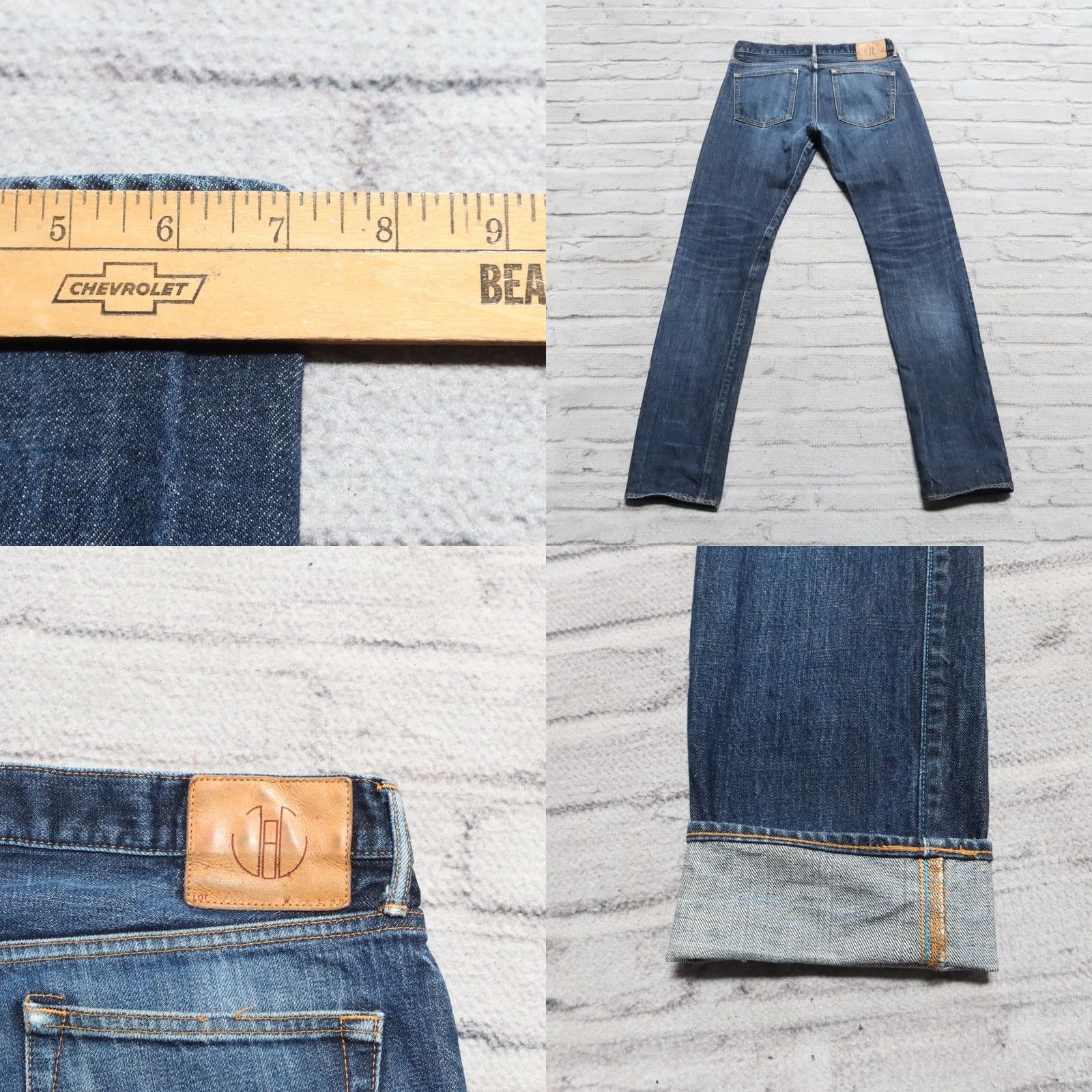 Japan Blue Japan Blue Circle Denim Jeans Size 30-31 Regular Distressed Vintage Men Denim Jeans Medium Wash Distressed Vintage Mens 30-31 32 1/2 Circles? Size US 30 / EU 46 - 8 Thumbnail
