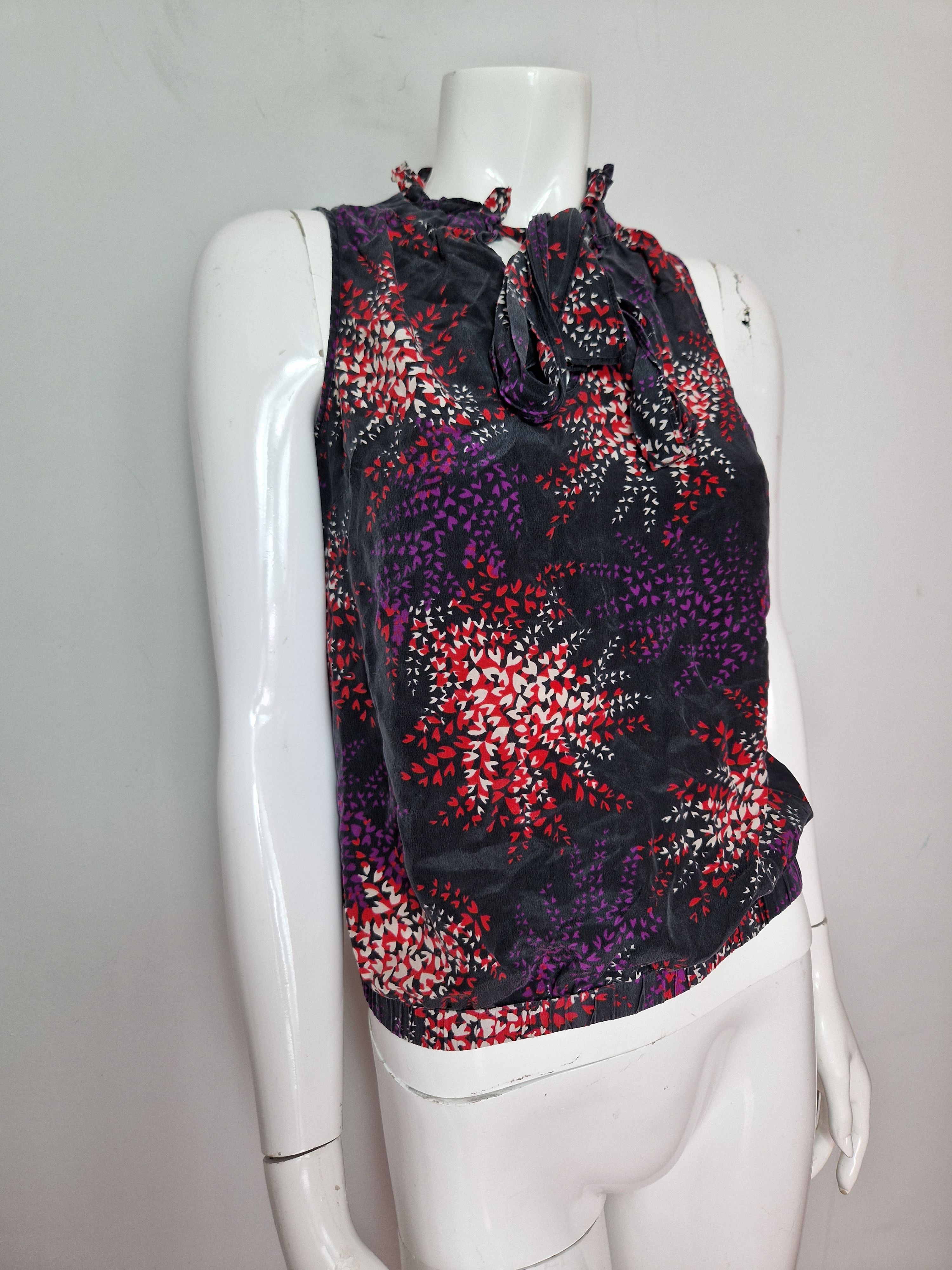Japanese Brand × Vintage vintage silk top avant garde y2k vintage abstract amazing Size XS / US 0-2 / IT 36-38 - 5 Thumbnail