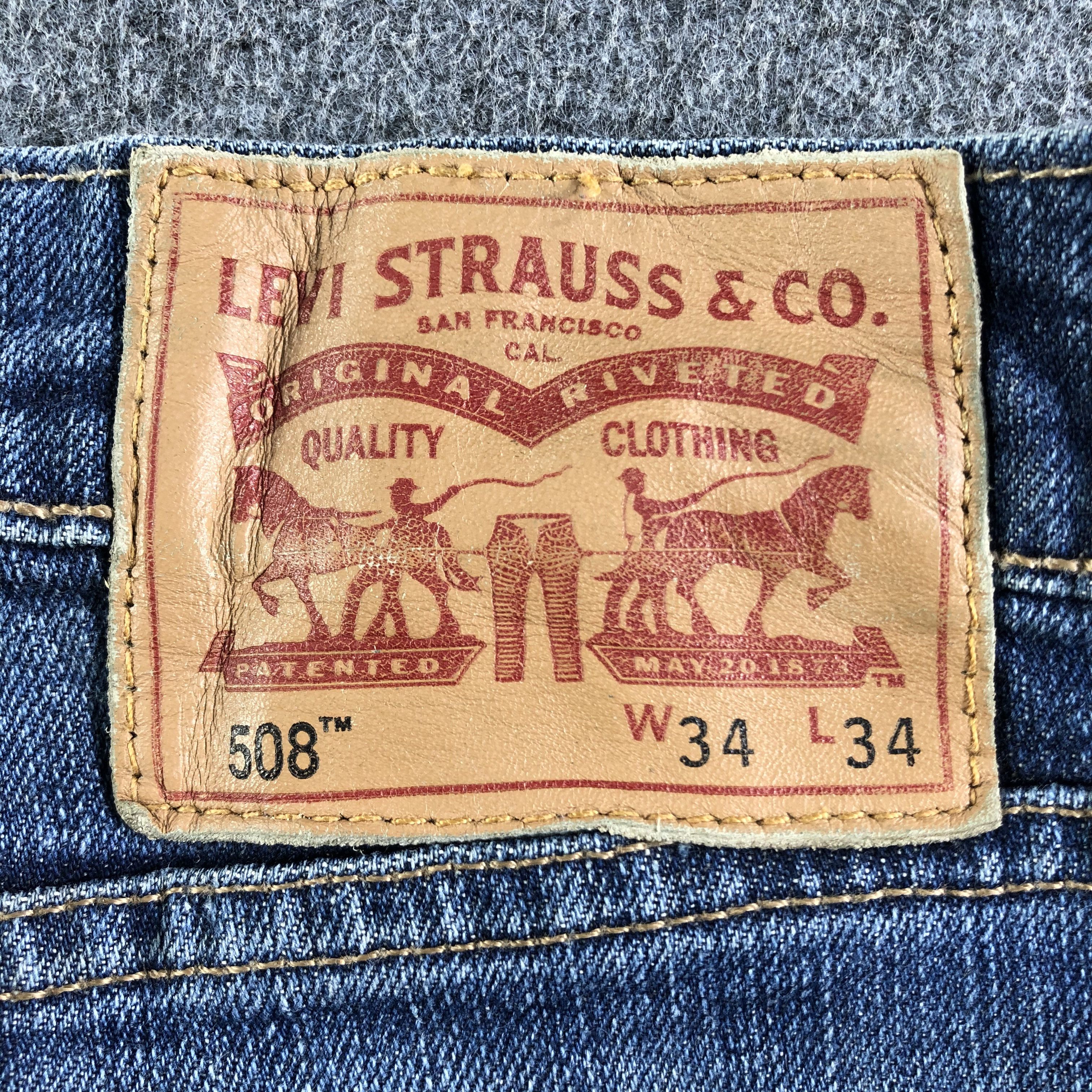Levi's Vintage Blue Wash Levis 508 Jeans-J3137 Size US 35 - 5 Thumbnail