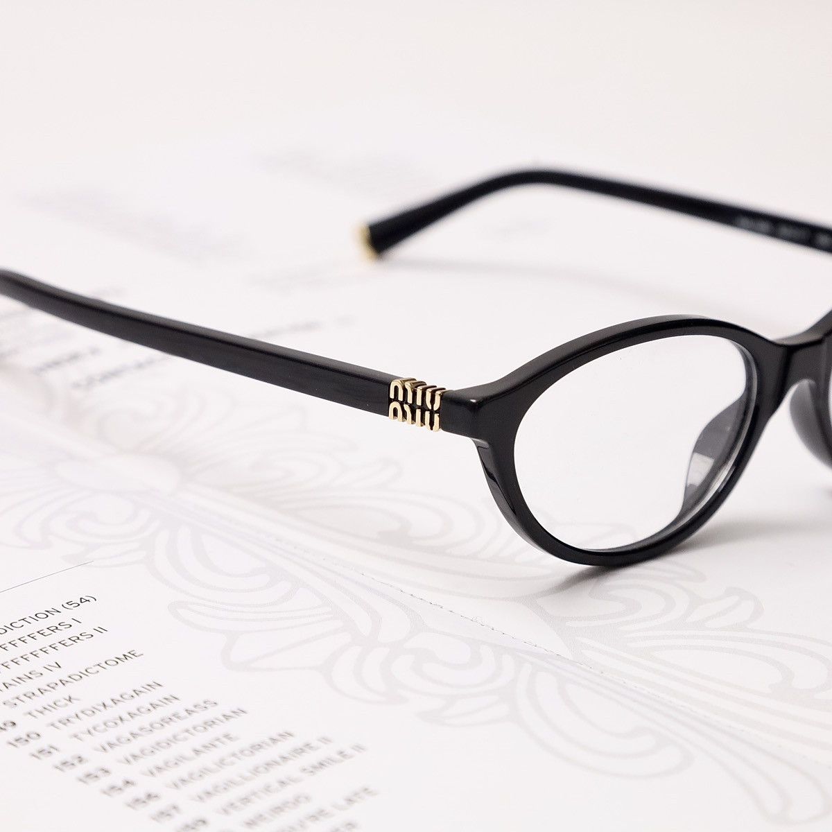 Miu Miu MIU MIU 0MU 09XV GLASSES Size ONE SIZE - 3 Thumbnail