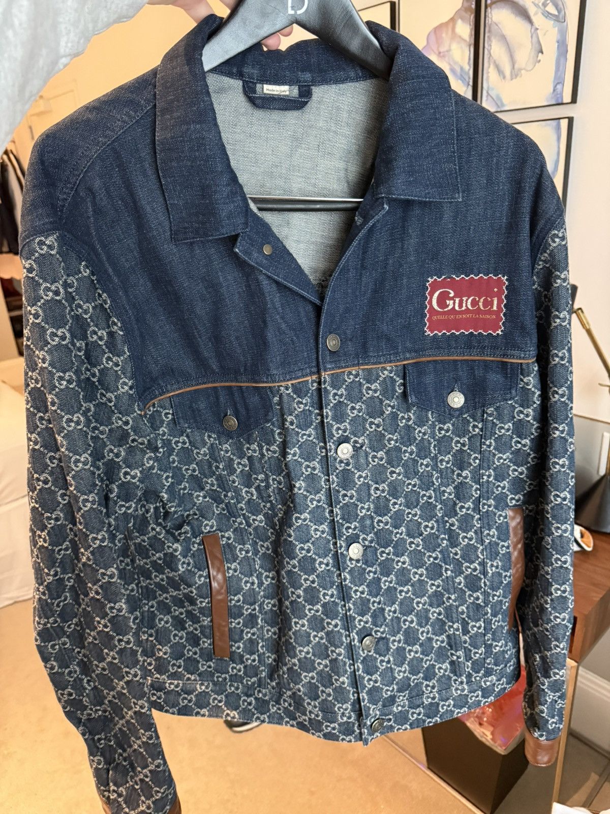 Gucci Gucci denim jacket Size US L / EU 52-54 / 3 - 1 Thumbnail