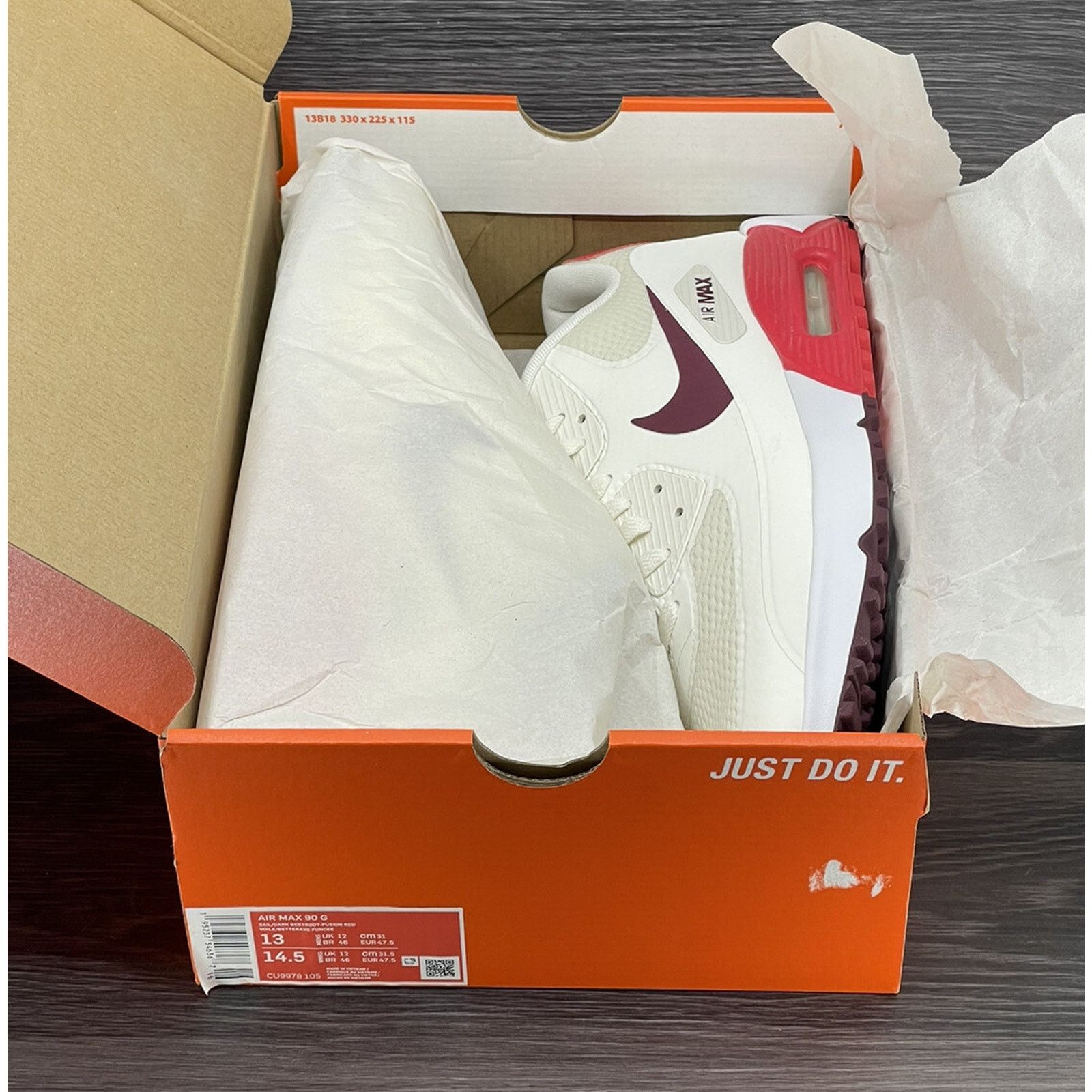 Nike Nike Air Max 90 Golf, Beetroot | Size 13M [new] CU9978-105 Size US 13 / EU 46 - 7 Thumbnail