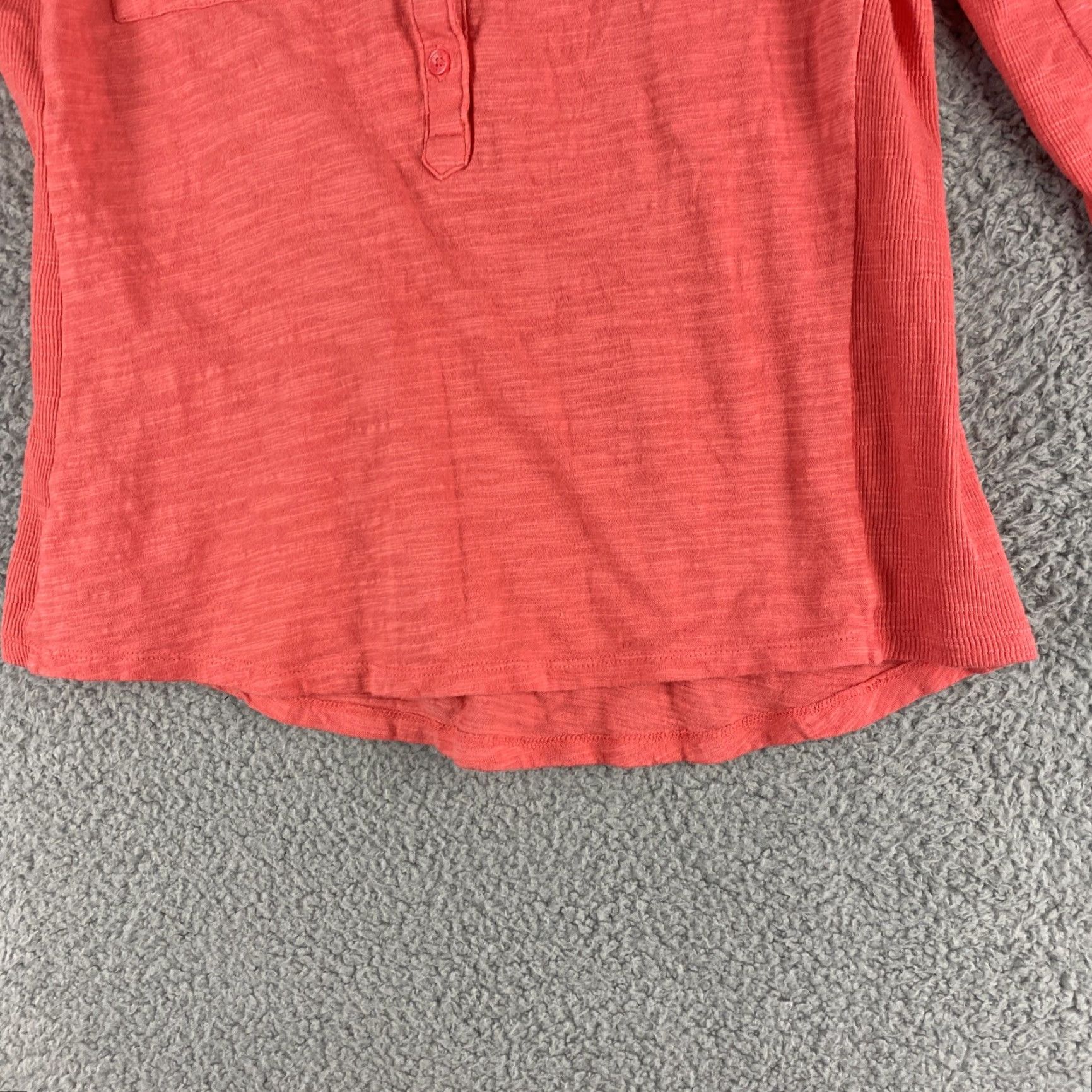 Jones New York Jones New York Shirt Women S Long Sleeve Peach Solid 40-30 Womens Size S / US 4 / IT 40 - 2 Thumbnail