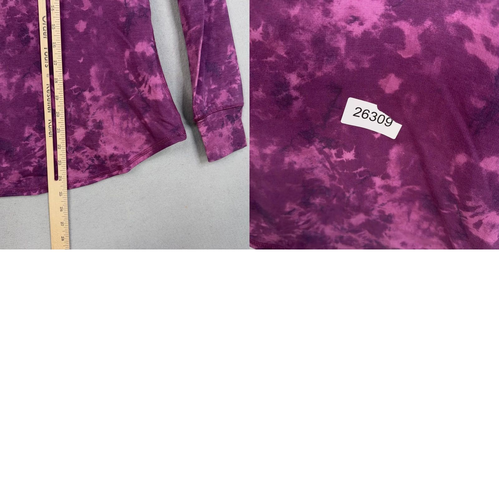 Vintage Susan G. Komen Hoodie Womens Small Purple Tie Dye Full Zip Fleece Awareness NWT Size S / US 4 / IT 40 - 8 Thumbnail