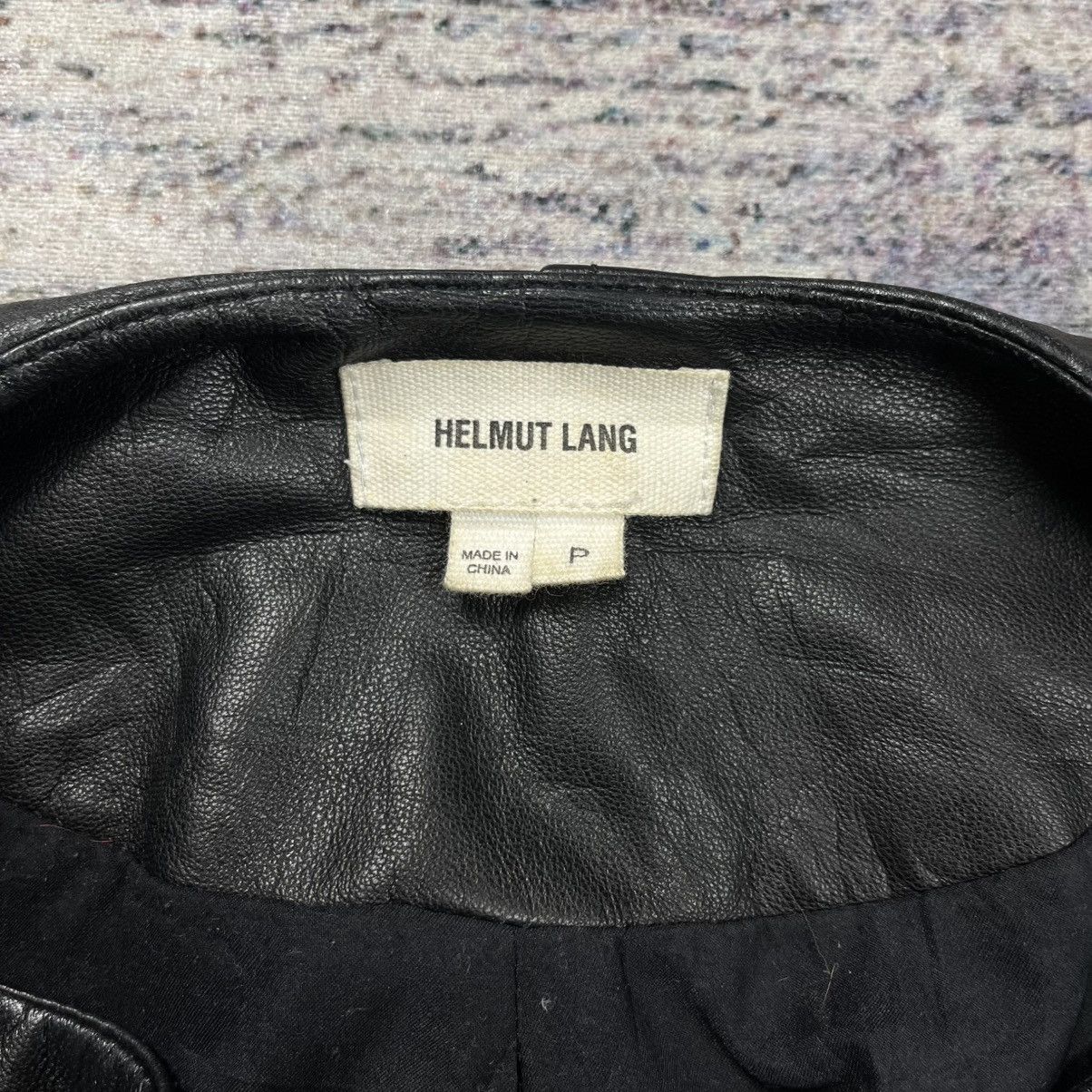 Helmut Lang Helmut Lang cropped asymmetrical multi zipper leather jacket Size S / US 4 / IT 40 - 13 Thumbnail