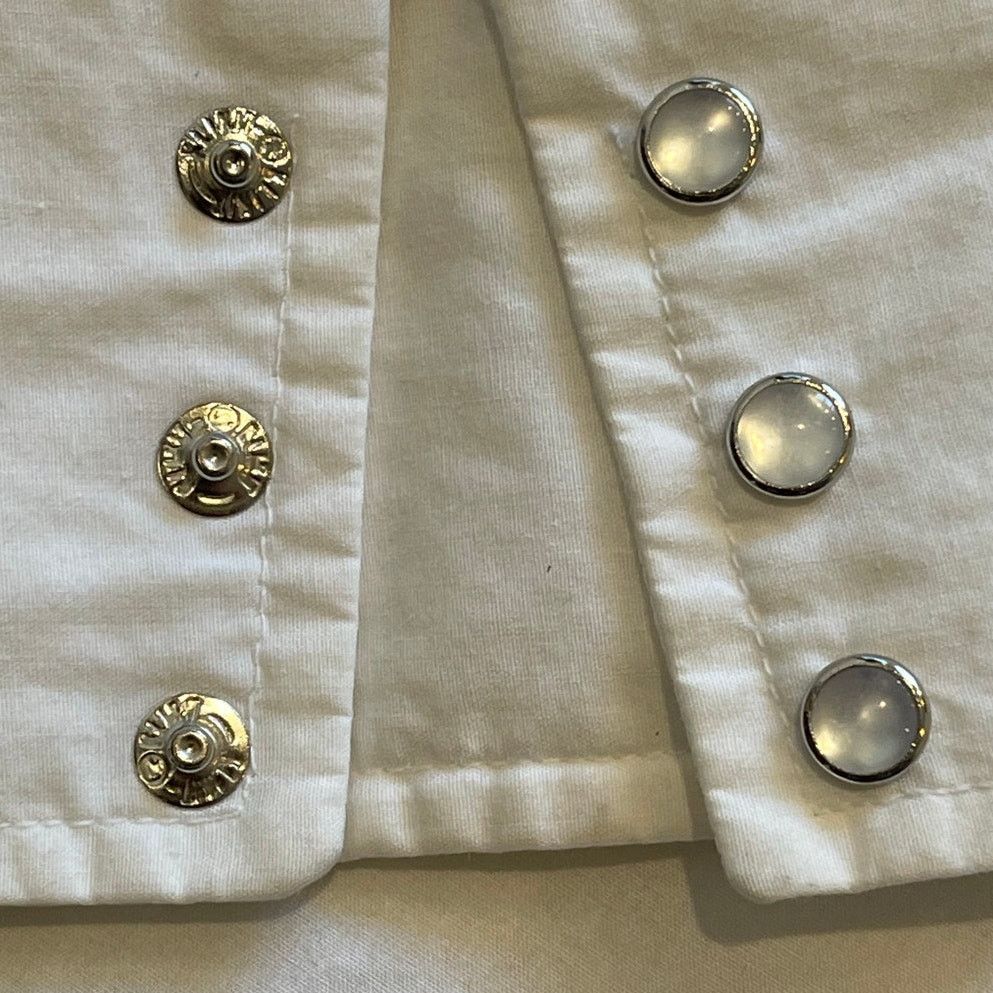Wrangler VTG Wrangler Made in USA White Pearl Snap Shirt 16.5 x 35 Size US M / EU 48-50 / 2 - 10 Thumbnail