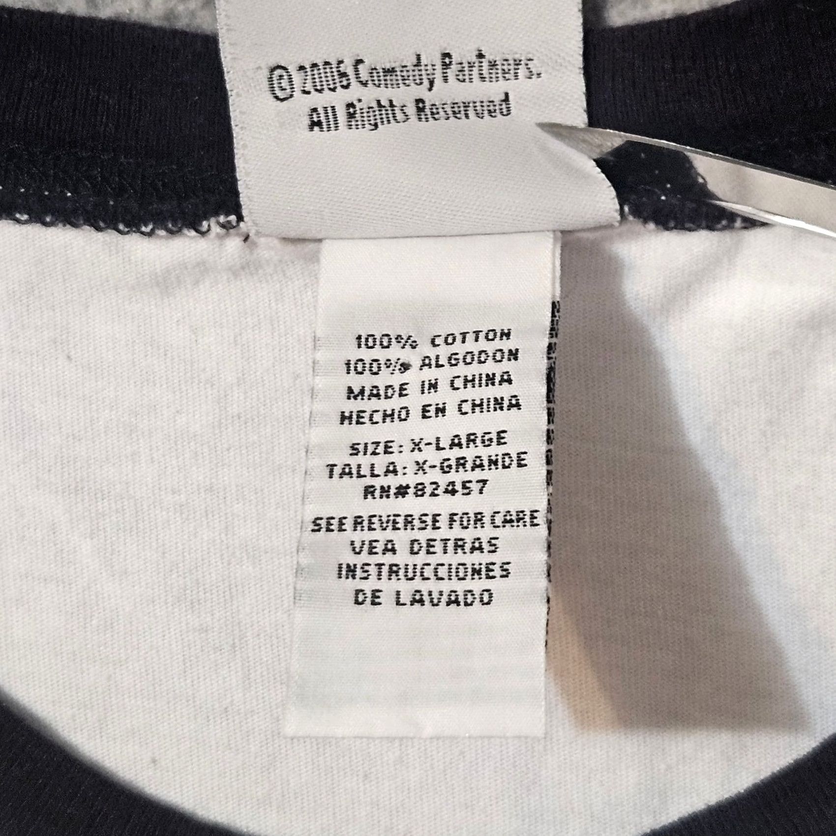 Vintage VINTAGE South Park Cartman Comedy Central T Shirt XL White Y2K 2006 Ringer Mens Size US XL / EU 56 / 4 - 4 Thumbnail