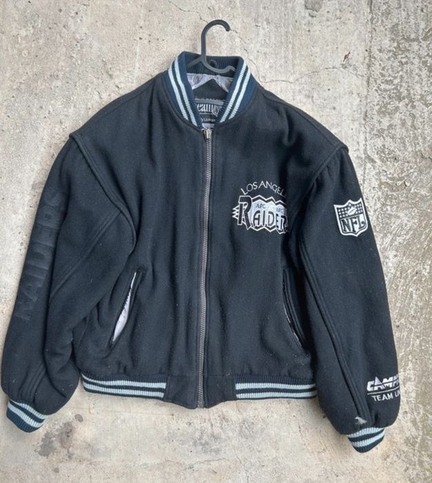 Vintage los angeles campri raiders nfl varsity jacket wool boxy 90s ...