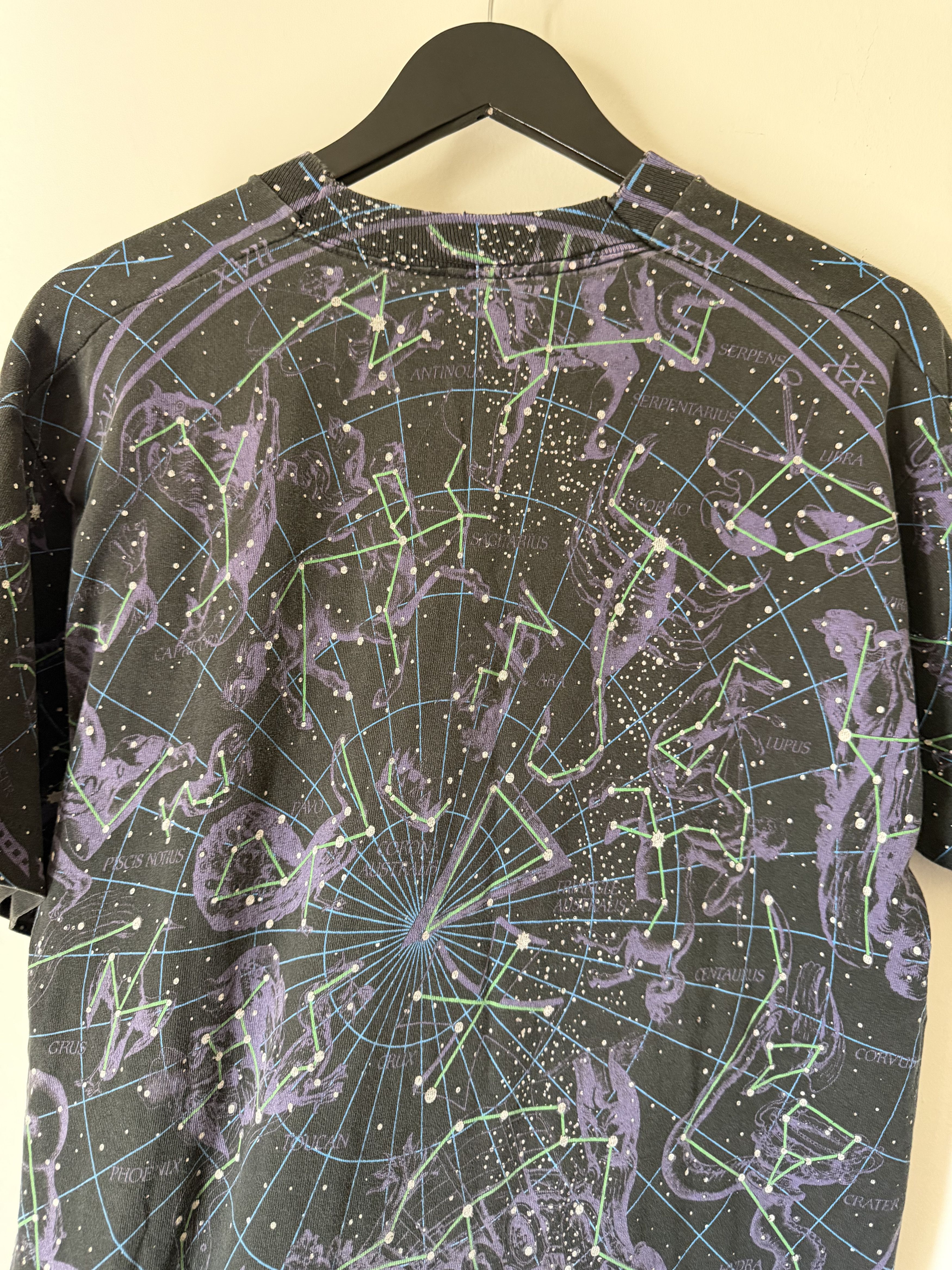Vintage Vintage 90s Constellation AOP Tee in Black Size US L / EU 52-54 / 3 - 6 Thumbnail
