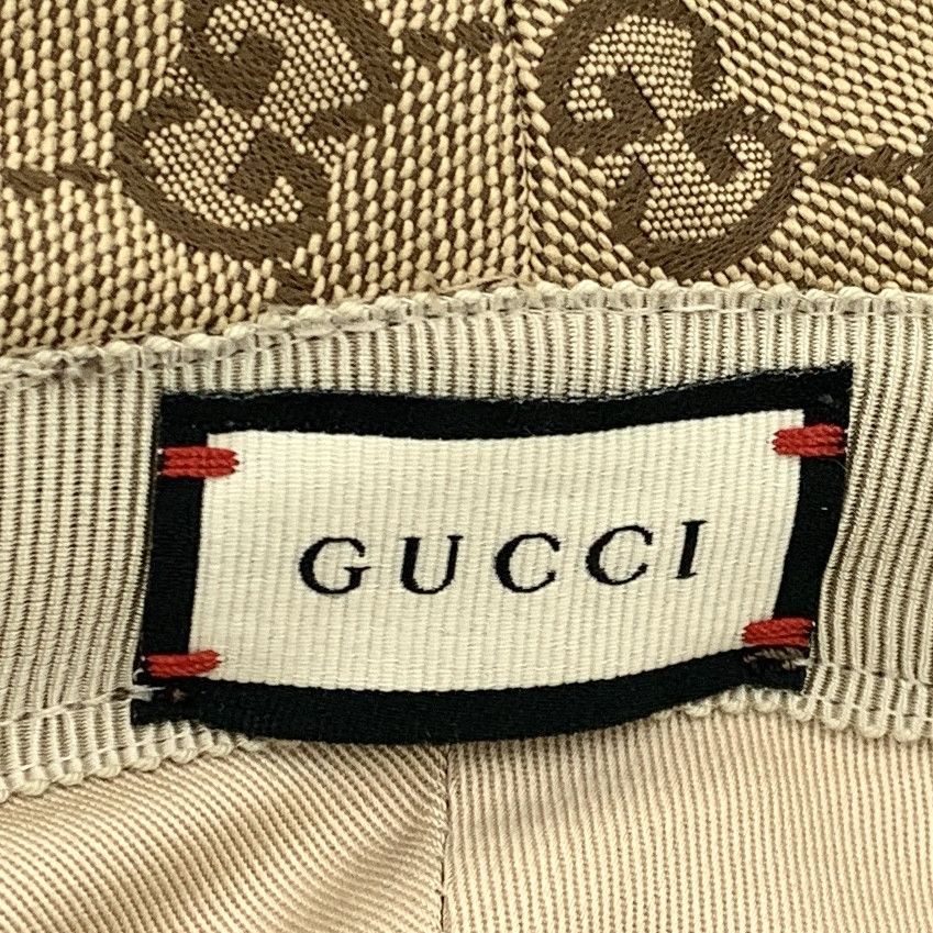 Gucci Gucci Monogram Bucket Hat Brown (58 cm) Size ONE SIZE - 7 Thumbnail