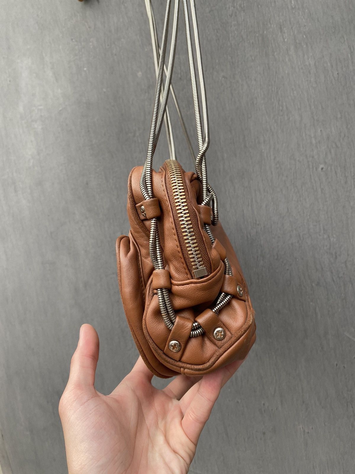 Alexander Wang Alexander Wang Brenda crossbody Leather Brown bag Size ONE SIZE - 6 Thumbnail