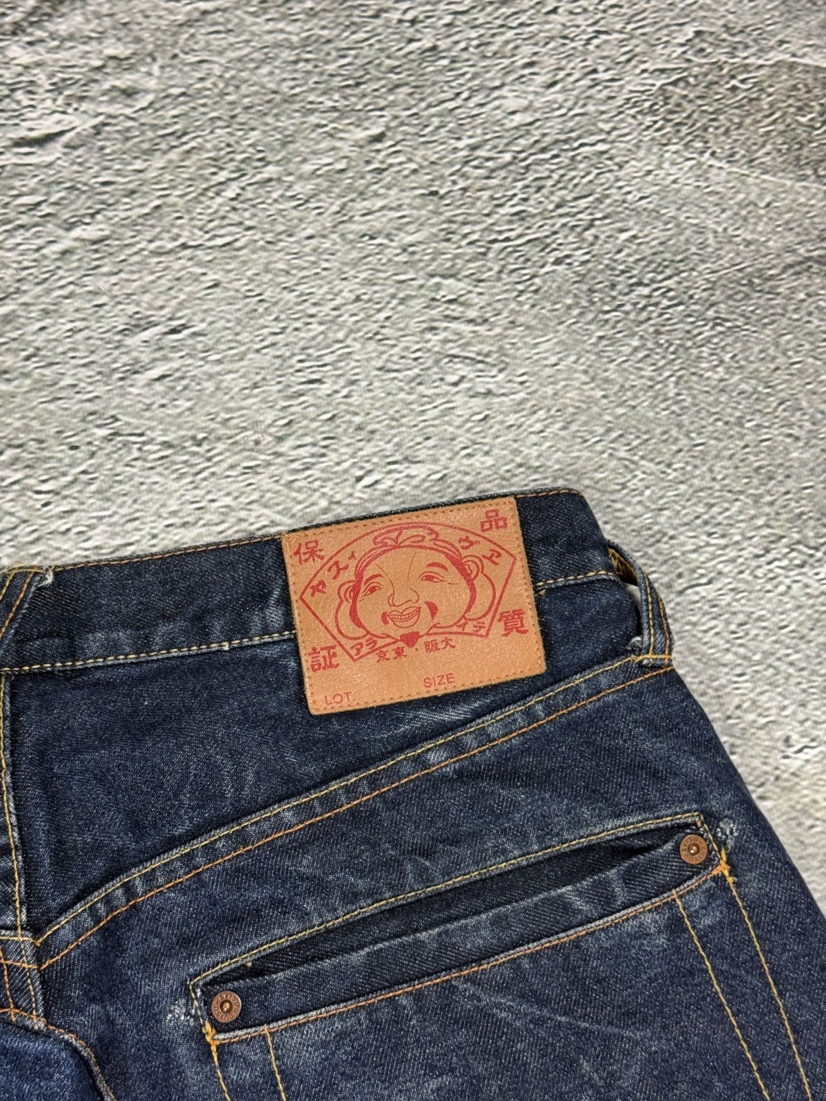 Evisu Evisu jeans big logo seagull selvedge denim Y2K navy blue Size US 34 / EU 50 - 3 Thumbnail