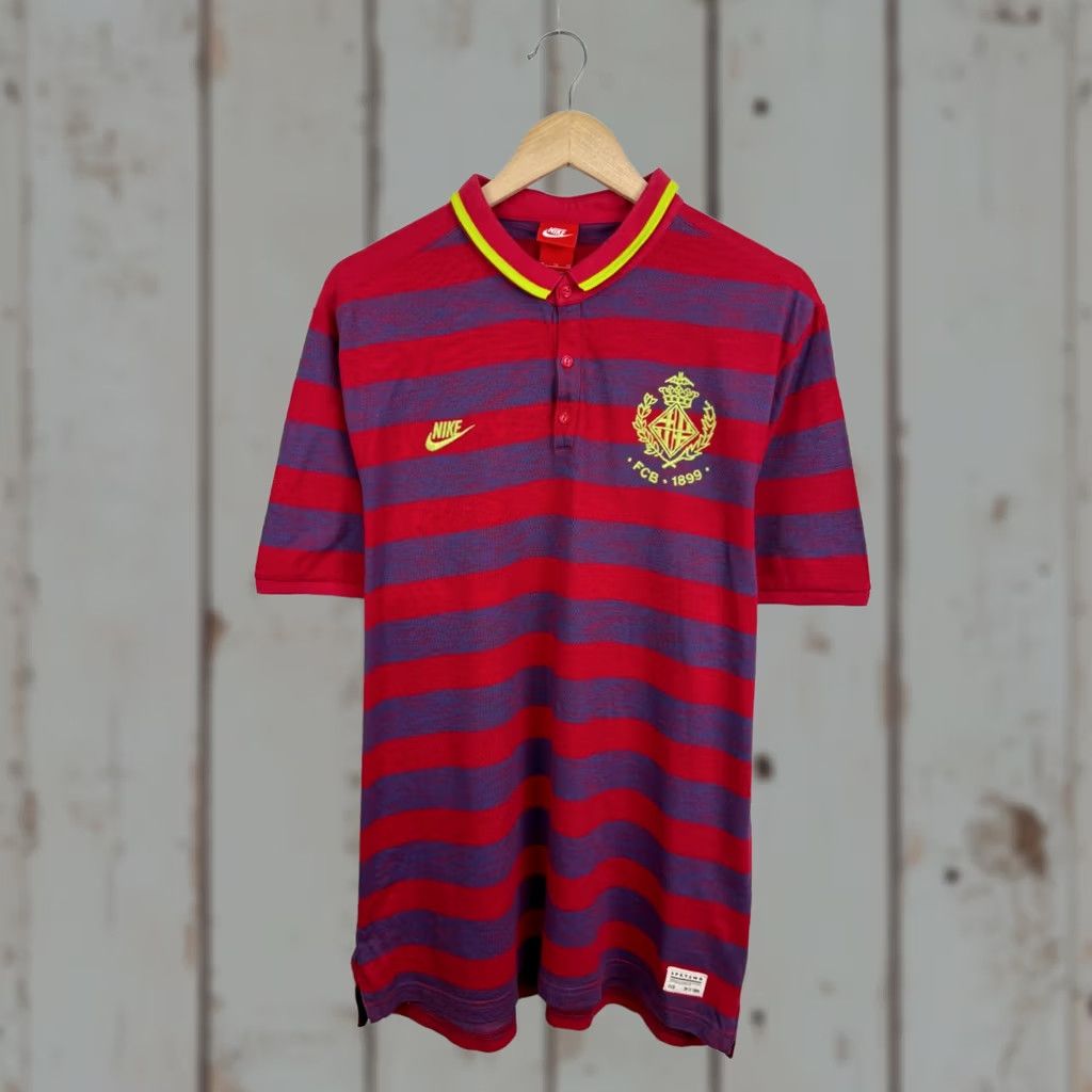 Nike × Vintage Vintage Nike FC Barcelona 1899 1999 Polo Shirt
