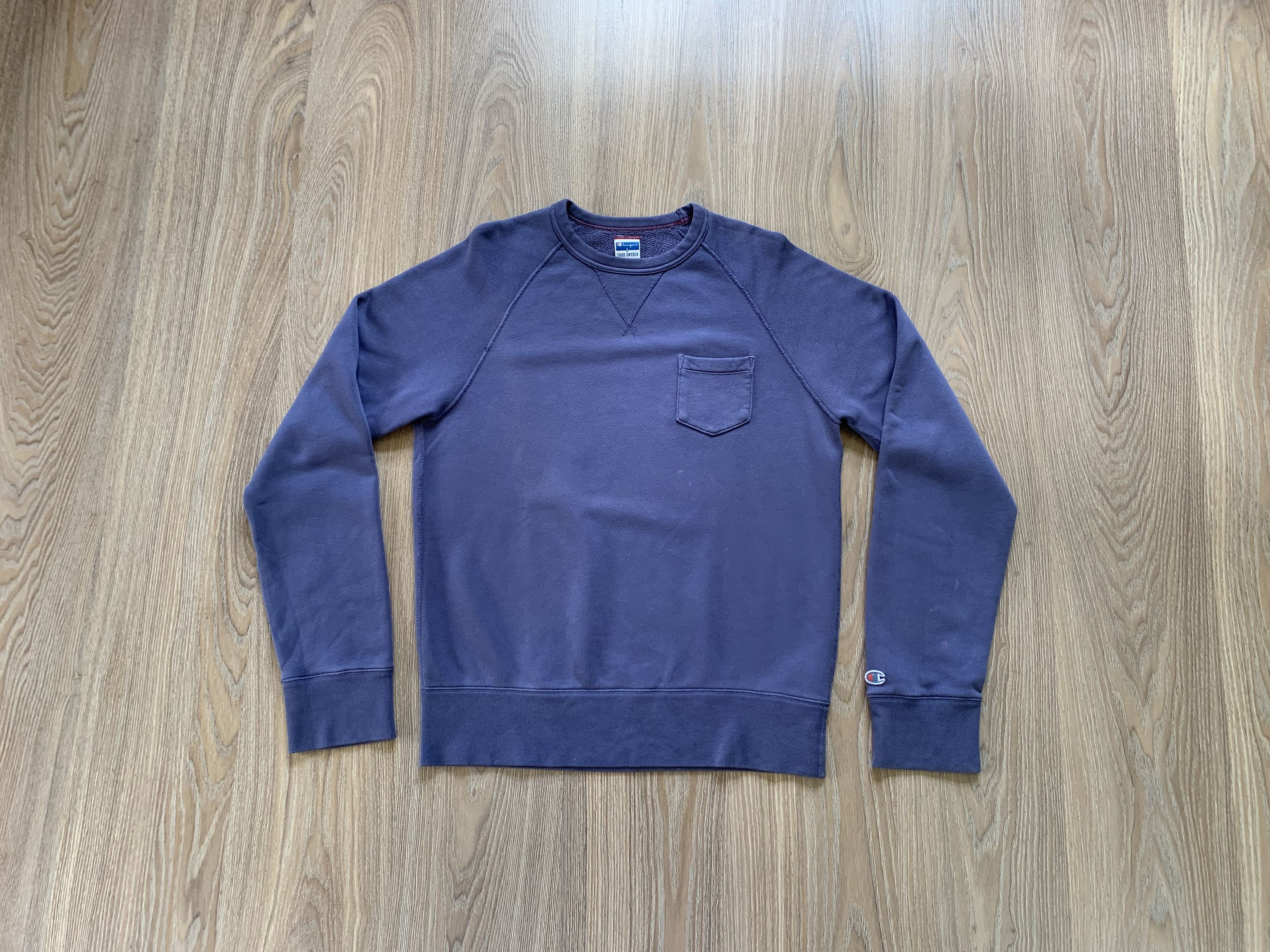 Champion × Todd Snyder × Vintage Rare Vintage Champion Todd Snyder Cotton Pocket Sweatshirt Size US M / EU 48-50 / 2 - 1 Thumbnail