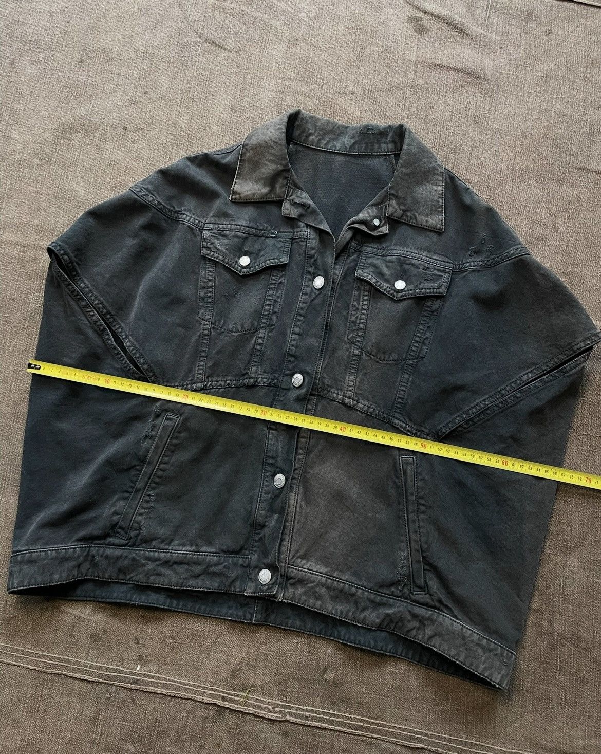 Dries Van Noten Denim poncho vest Size US M / EU 48-50 / 2 - 5 Thumbnail