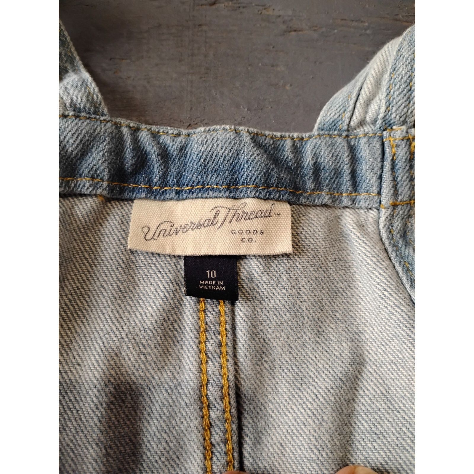 Other Universal Thread Good Co. (10) Button Custom Cut Coveralls Size 32" / US 10 / IT 46 - 1 Thumbnail