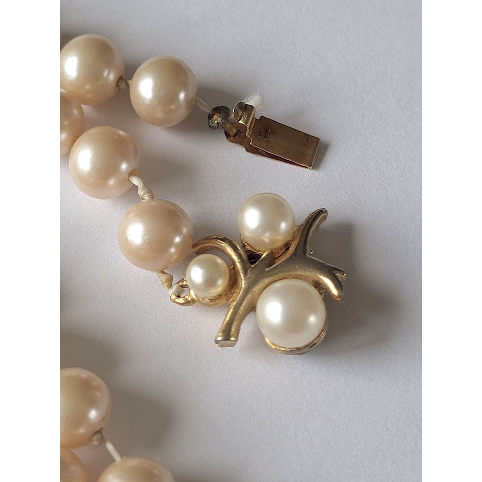 Other Vintage Pearl Necklace 31 Inch Size ONE SIZE - 8 Thumbnail