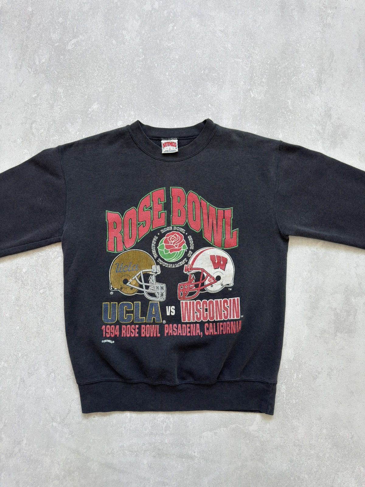 Nutmeg Vintage Nutmeg 1994 Rose Bowl UCLA vs Wisconsin Sweatshirt Size US M / EU 48-50 / 2 - 4 Thumbnail