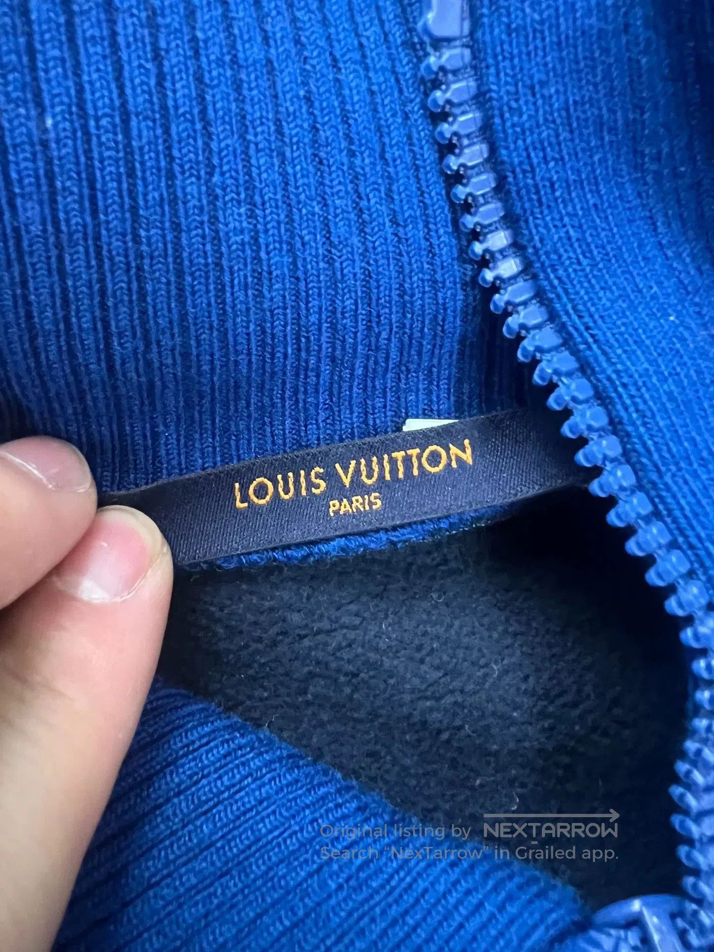 Louis Vuitton LV Blue Logo Long Sleeve Sweatshirt M. Size US M / EU 48-50 / 2 - 4 Thumbnail