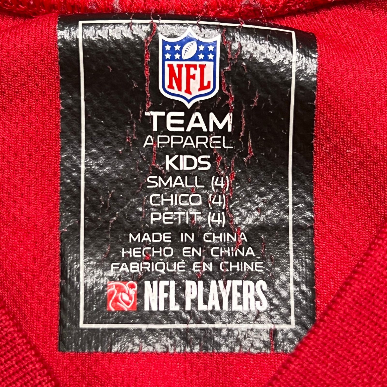 NFL × Russell Athletic San Francisco 49ers Kids Jersey NFL Red 00 Youth Small 4T Size US XXS / EU 40 - 3 Thumbnail