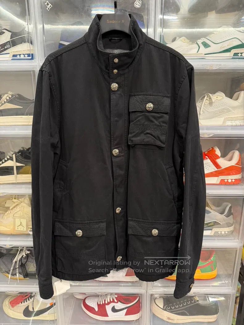Chrome Hearts CHROME HEARTS Size XL Black M65 tooling jacket Size US XL / EU 56 / 4 - 1 Thumbnail