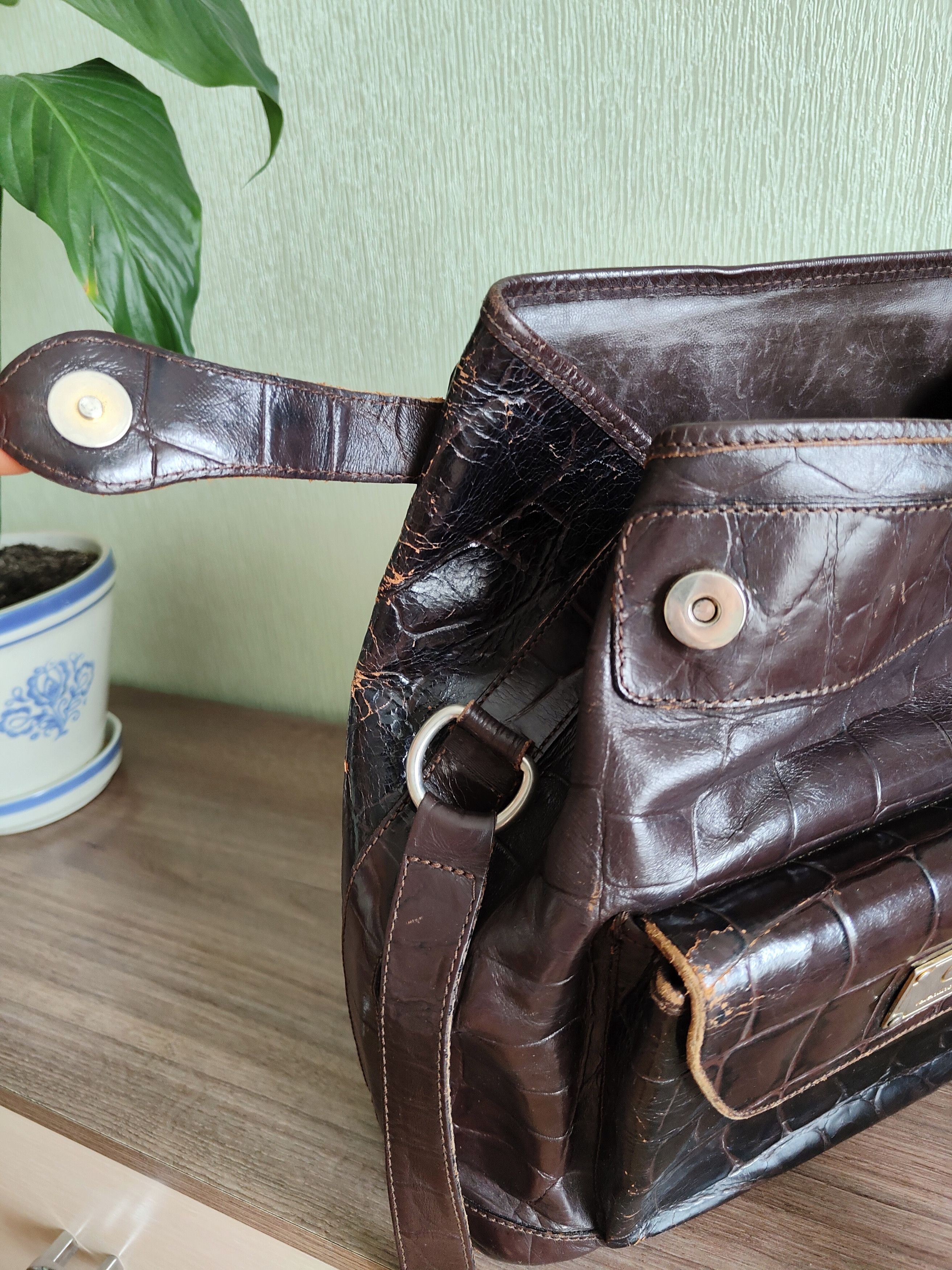Valentino Valentino Garavani Vintage Leather Bag Shoulder Bag VLTN Size ONE SIZE - 10 Thumbnail
