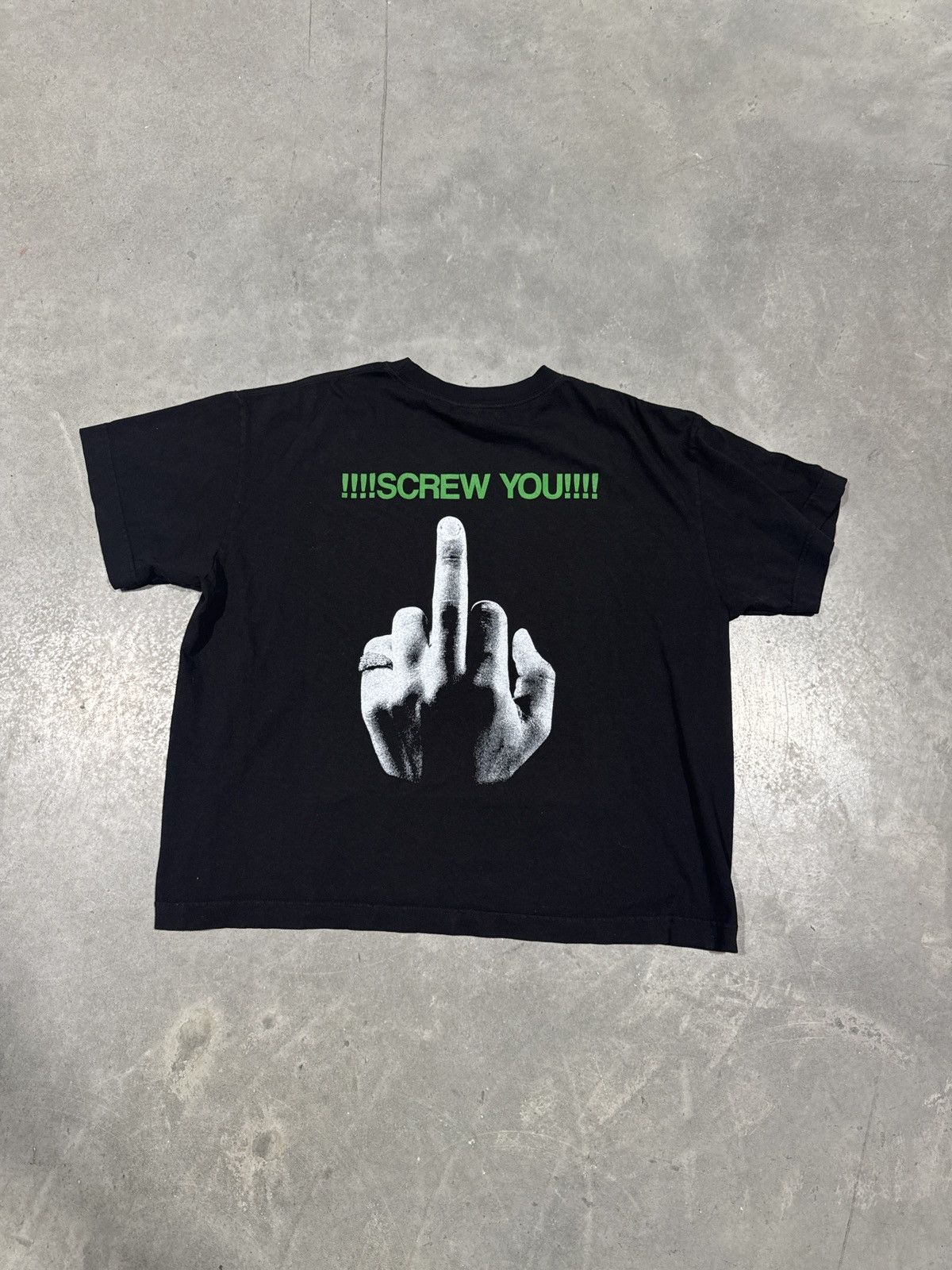 Greedy Unit Greedy Unit Screw You Tee Black Size US XL / EU 56 / 4 - 2 Thumbnail
