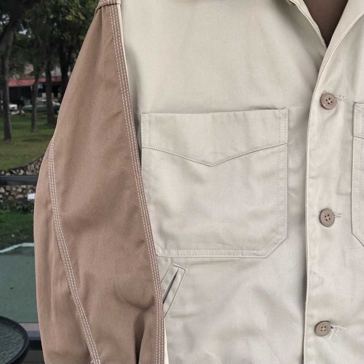Maison MIHARA YASUHIRO Miharayasuhiro Two Toned Work Jacket Size US S / EU 44-46 / 1 - 7 Thumbnail