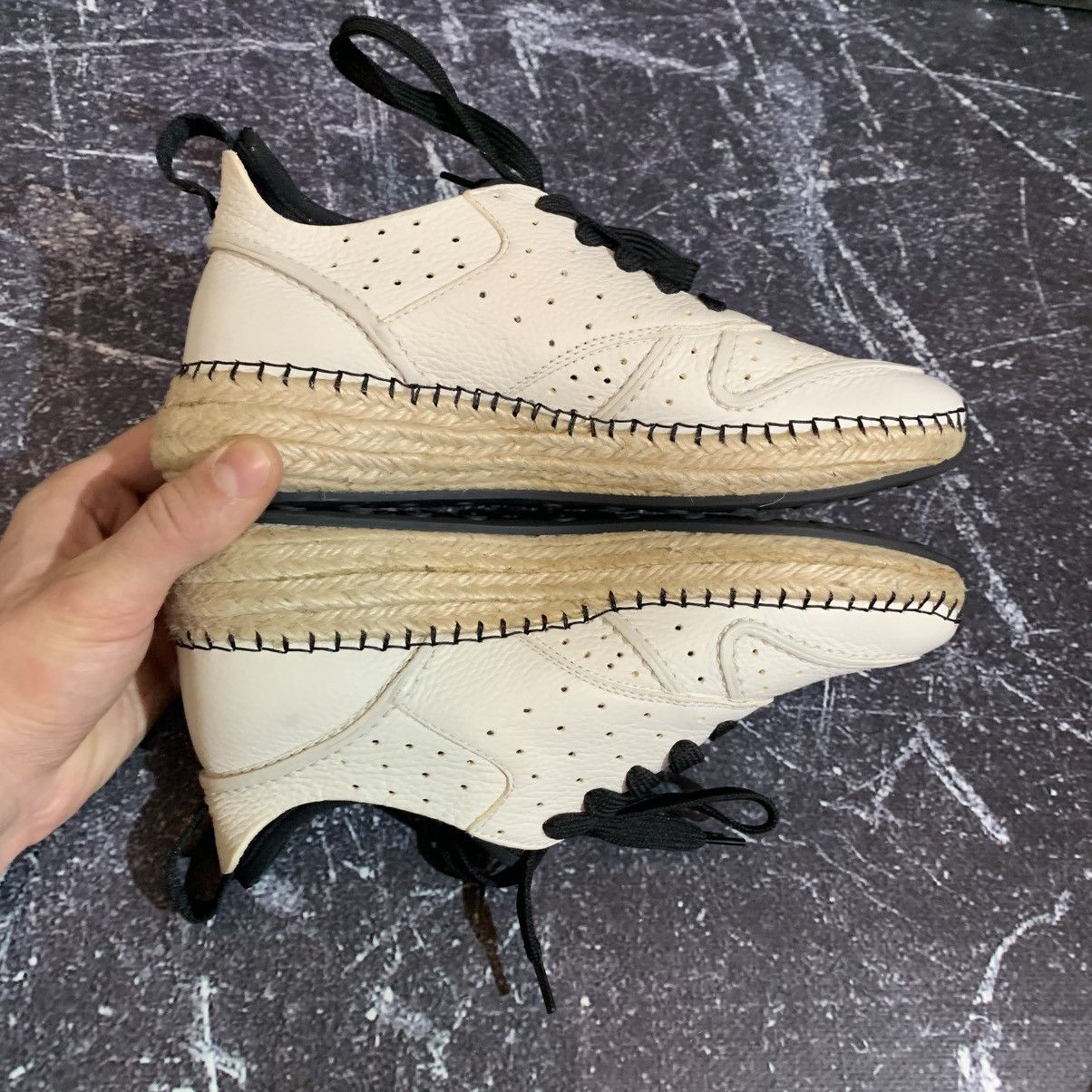Tod's Tod’s White Leather Sneakers with Rope Heel Size 36.5 Size US 6.5 / IT 36.5 - 9 Thumbnail