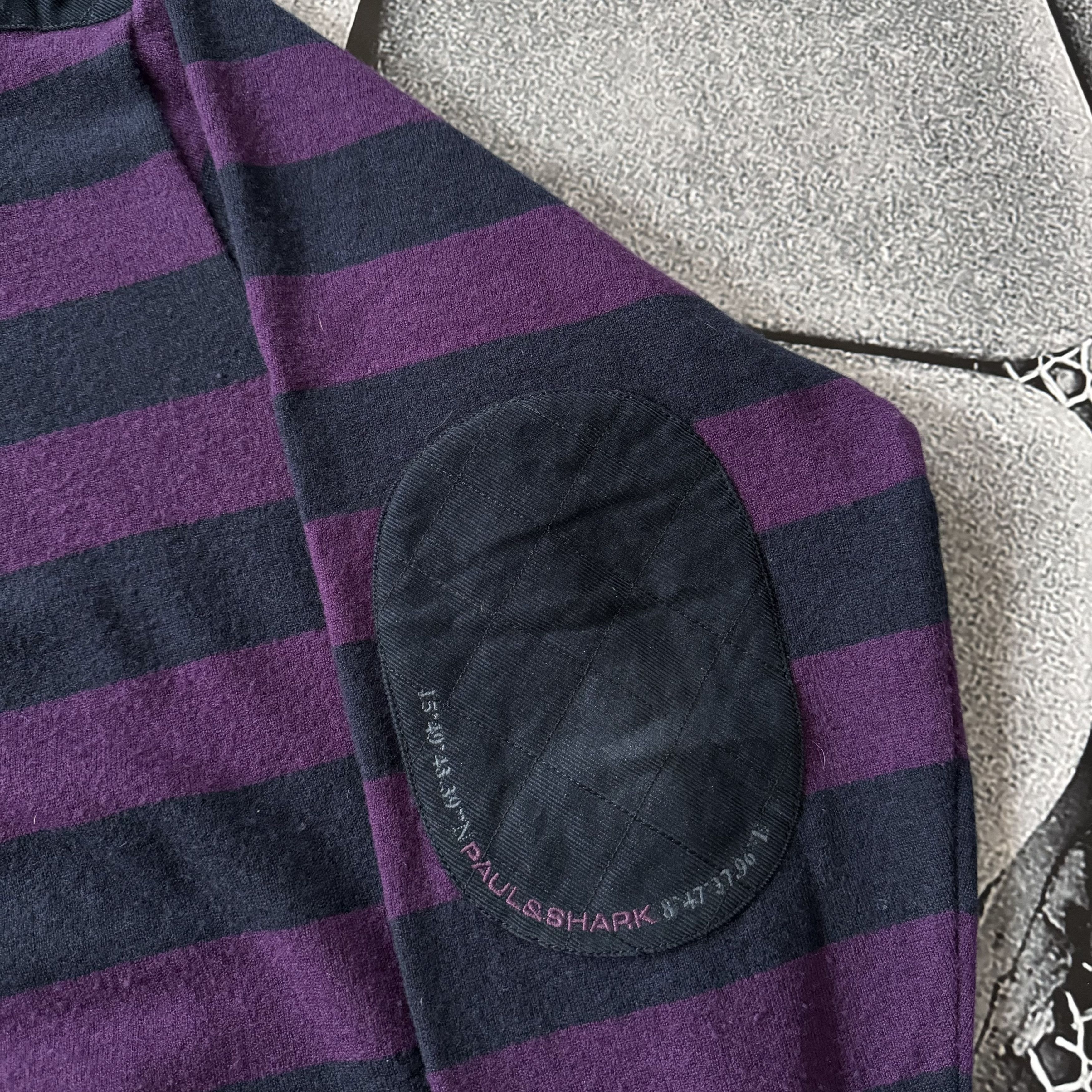 Paul & Shark PAUL & SHARK YACHTING VINTAGE WOOL STRIPES SWEATER 1/4 ZIP Size US XL / EU 56 / 4 - 7 Thumbnail
