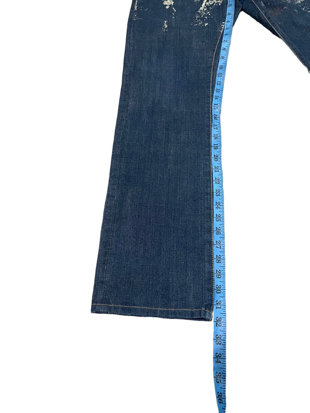 Japanese Brand × Vintage Vintage Gemstone Style Sukajan Koi Fish Denim Jeans Size US 32 / EU 48 - 24 Thumbnail