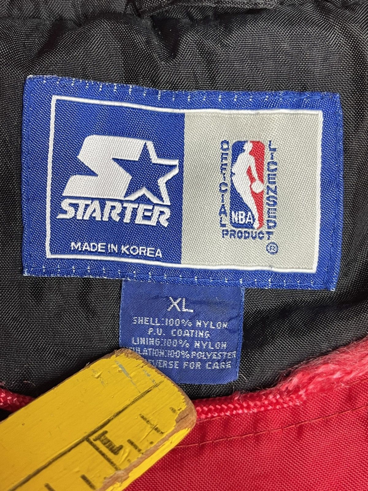 Starter Chicago Bulls Starter Jacket Sz XL with Defects *READ Size US XL / EU 56 / 4 - 11 Thumbnail