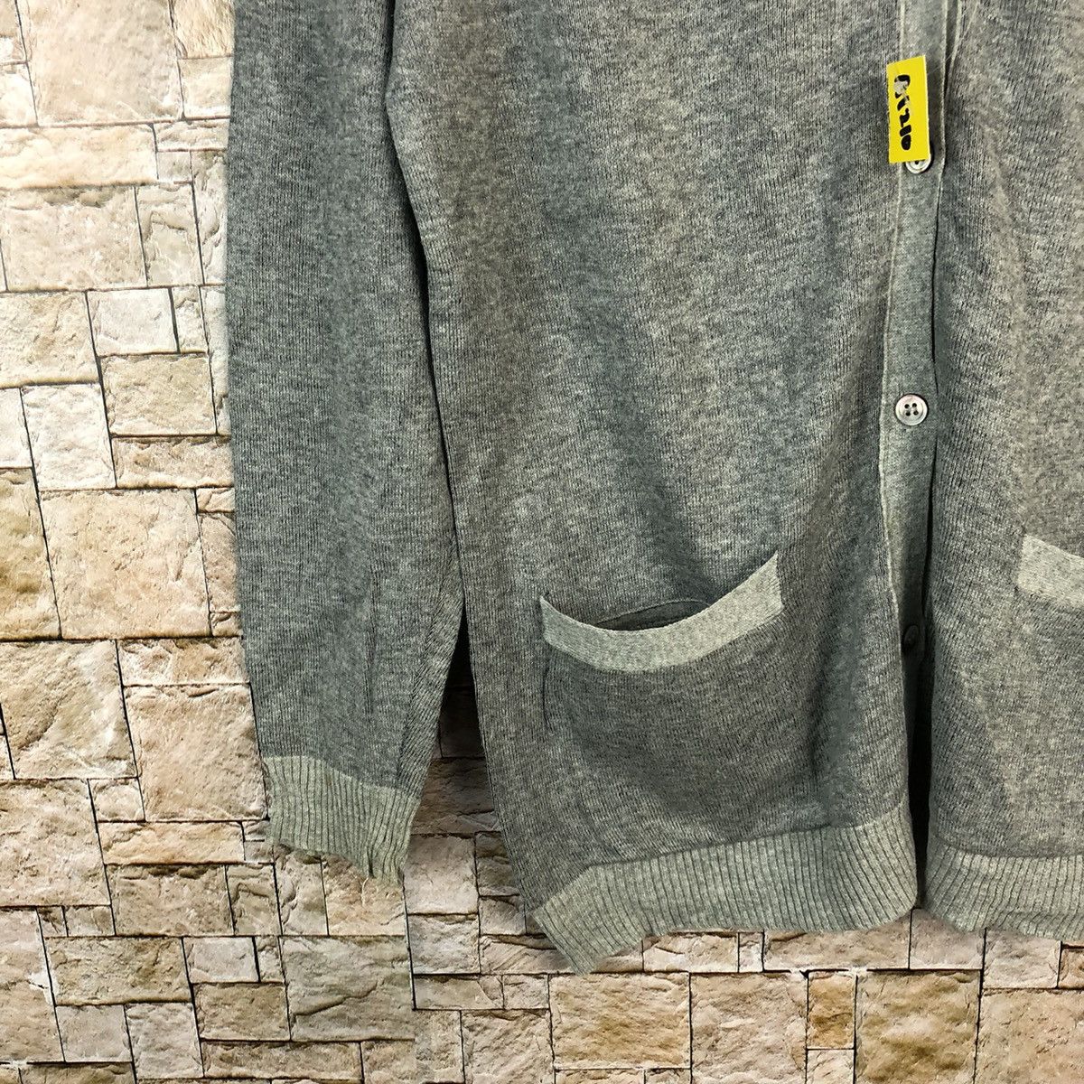 Homespun Knitwear × Japanese Brand Japanese Brand Grey Cardigan Knitwear #A1210 Size US M / EU 48-50 / 2 - 7 Thumbnail