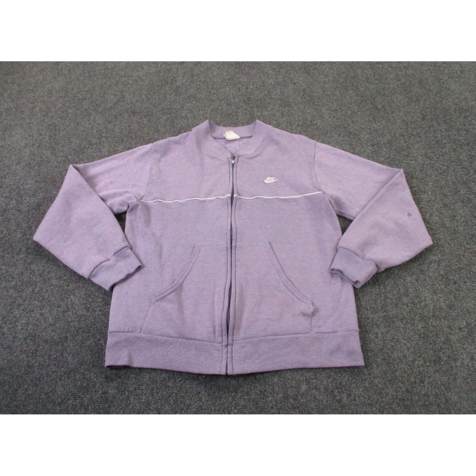 Nike VINTAGE Nike Jacket Womens L Purple Athletic Y2K Track Casual Retro Size L / US 10 / IT 46 - 2 Thumbnail