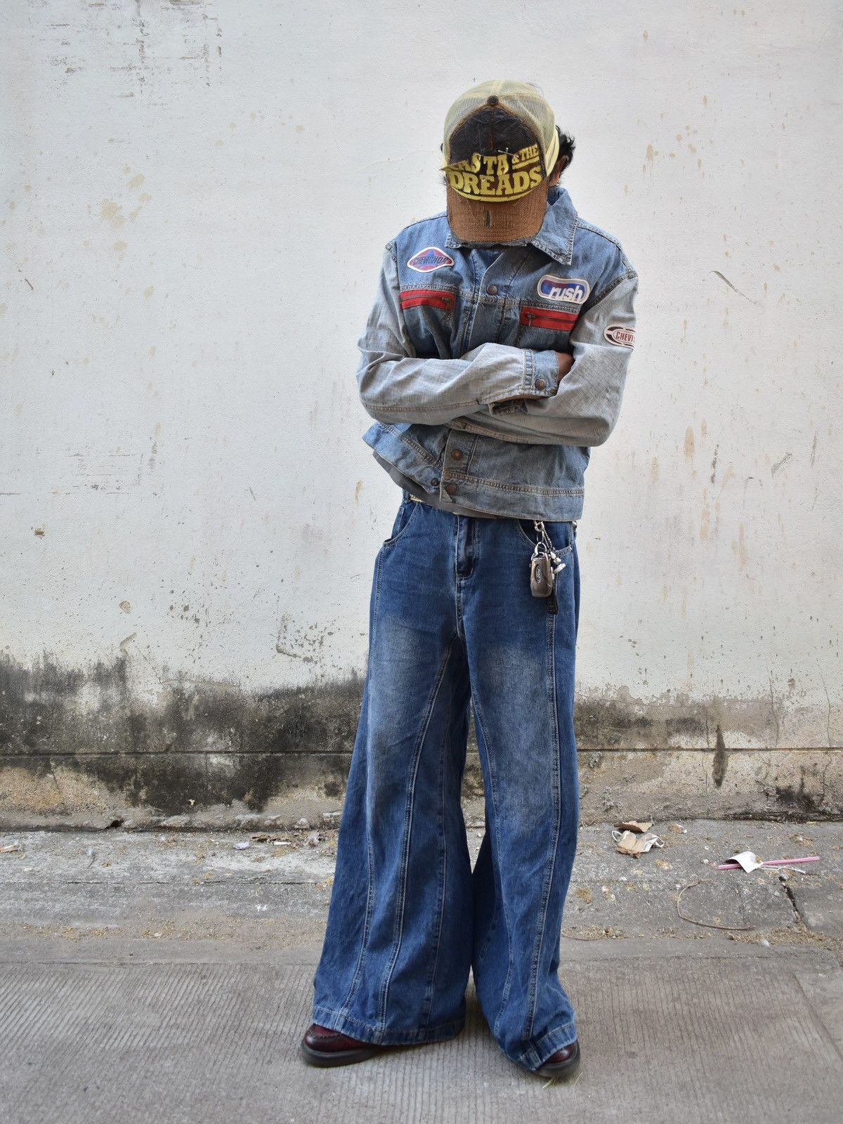 Vintage Union made Chevignon Pocket Denim Jacket