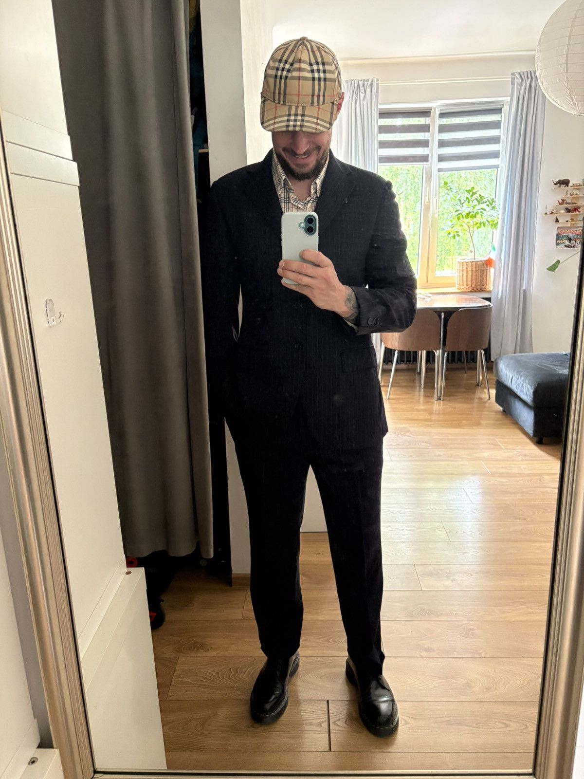 BOGGI Milano Men’s Suit – Pinstripe – Size 50 (approx. L)