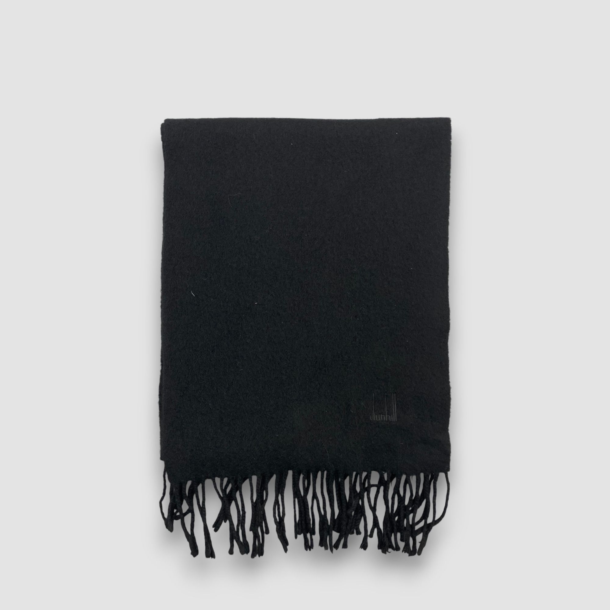 Alfred Dunhill Vintage Alfred Dunhill Scarf Muffler Wool Cashmere Scarves Size ONE SIZE - 2 Thumbnail